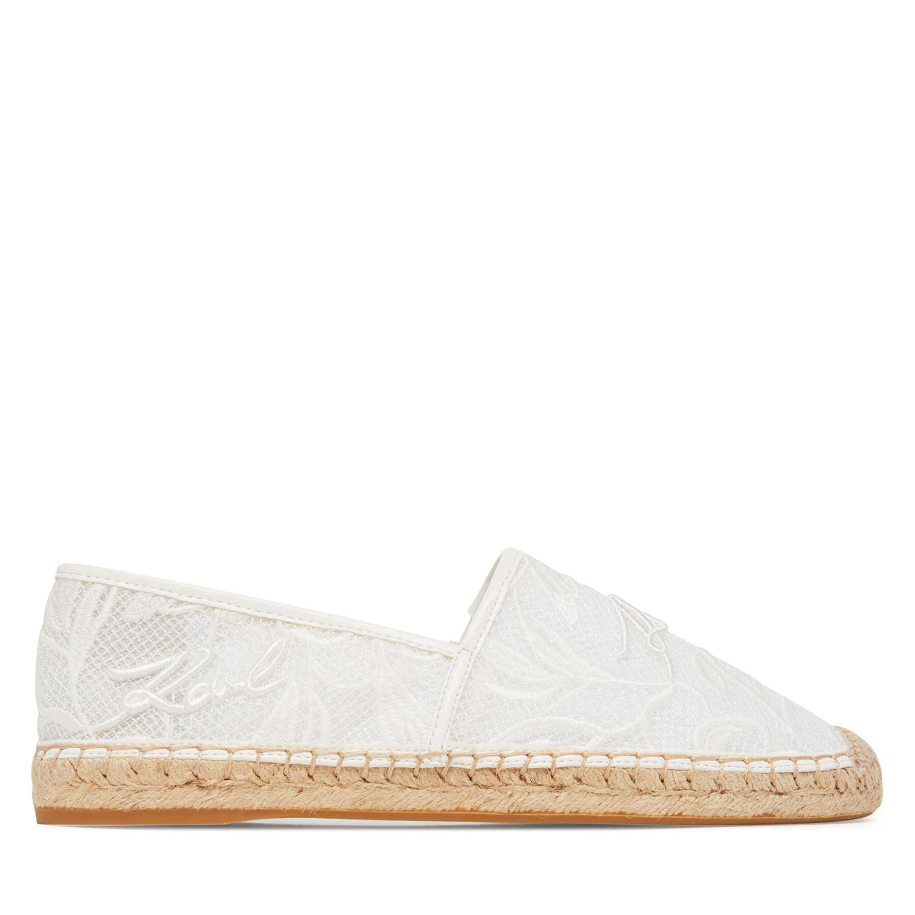 Espadrillas KARL LAGERFELD Kamini KL80121A Bianco