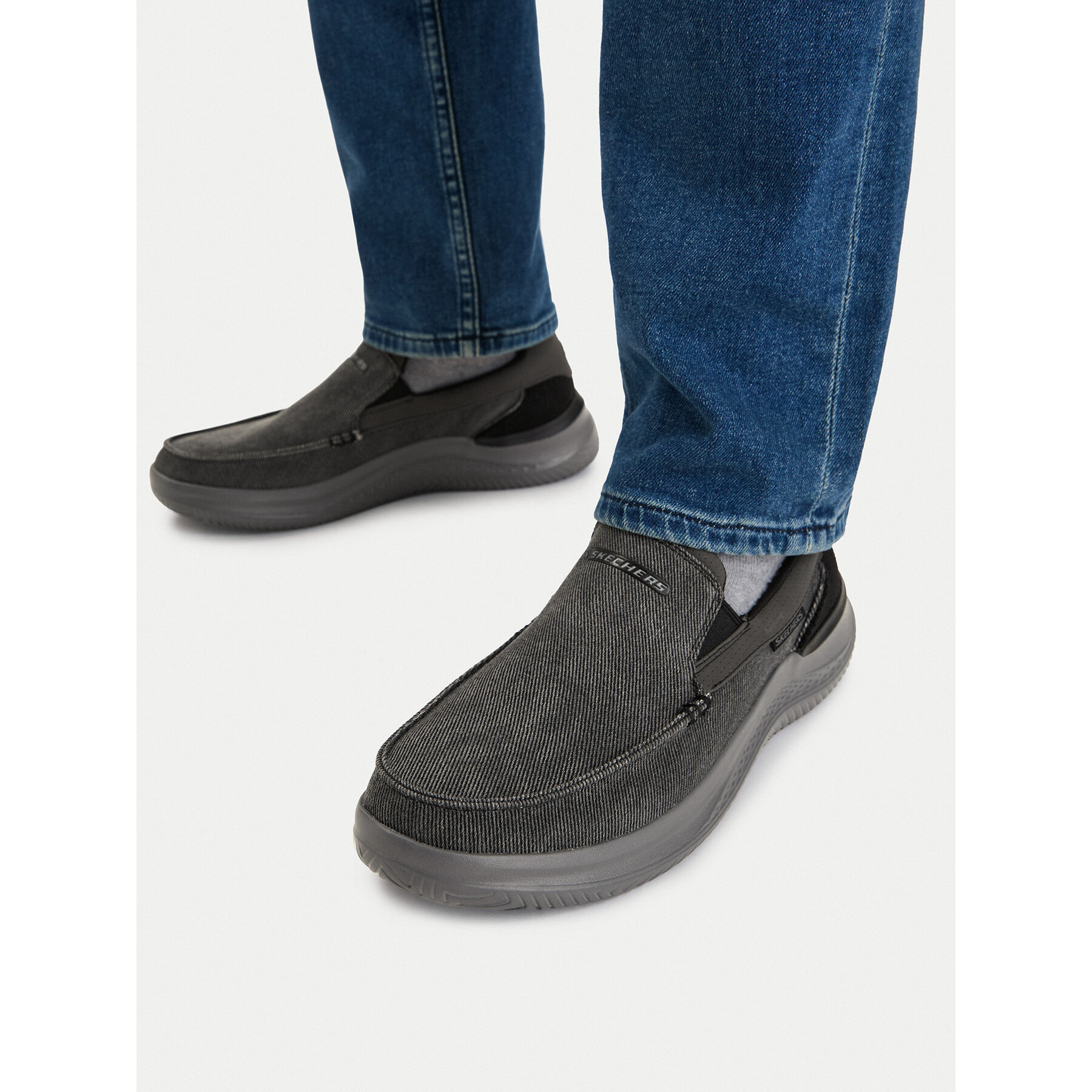 Pantofi Skechers Relaxed Fit: Hasting - Fielden 205066/BLK Negru