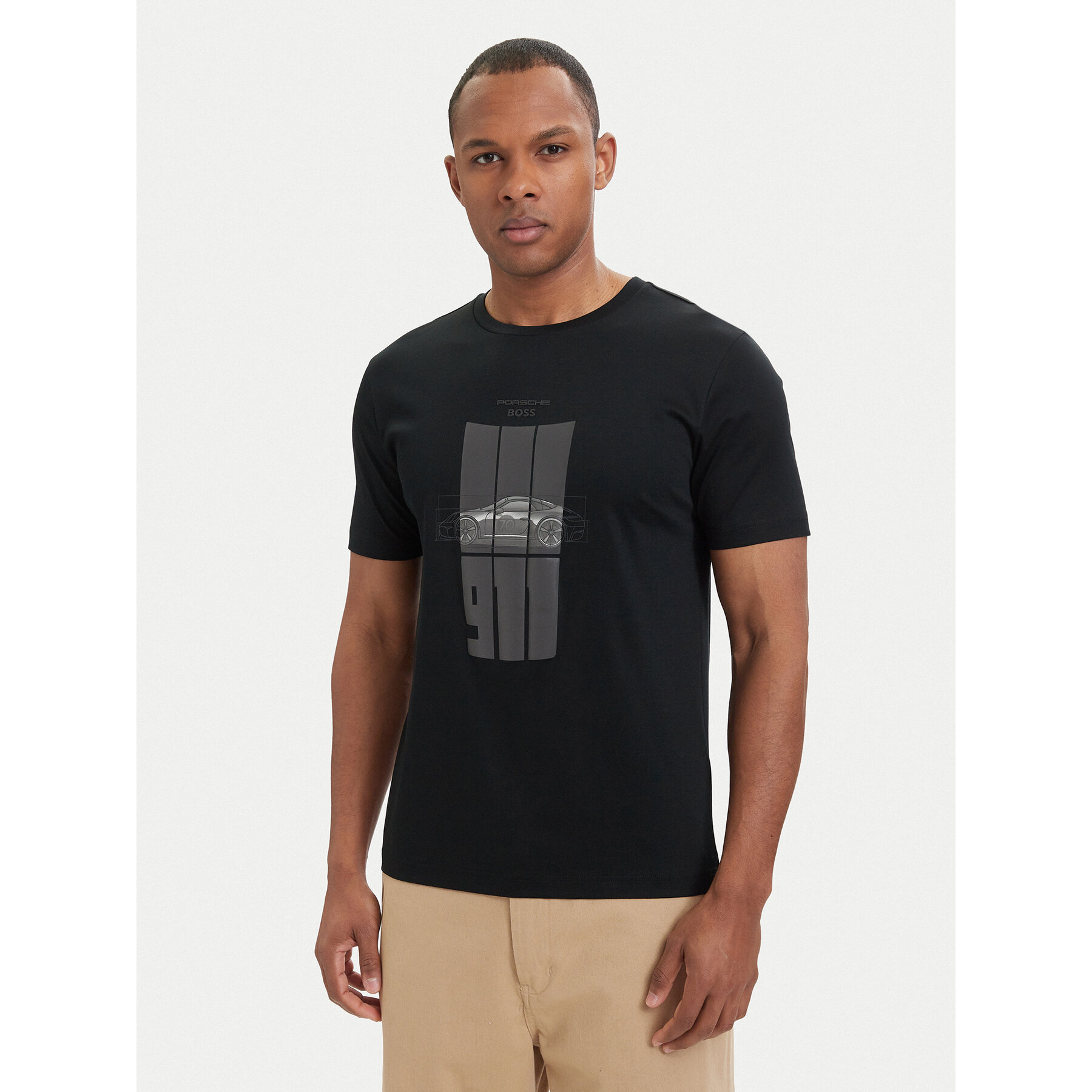 BOSS T-Shirt PS Spirit70 Grx 50559811 Schwarz Regular Fit