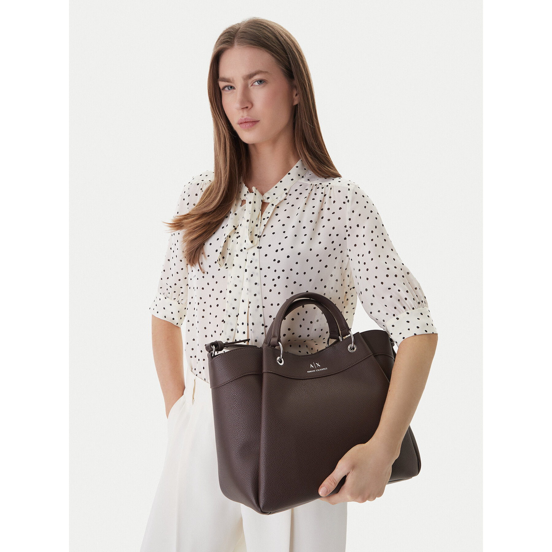 Geantă Armani Exchange 942910 CC783 U6018 Maro