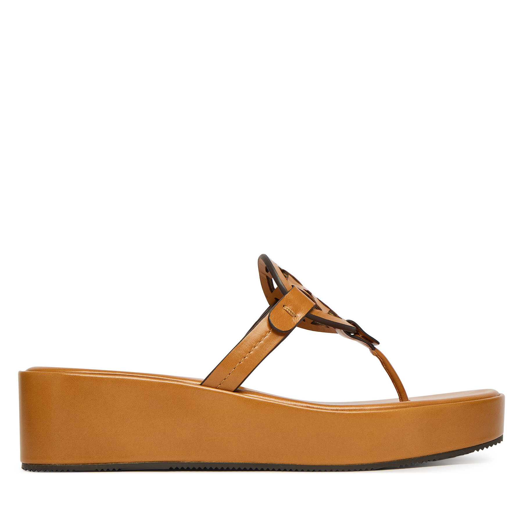 Σαγιονάρες Tory Burch Miller Wedge 175318 Καφέ