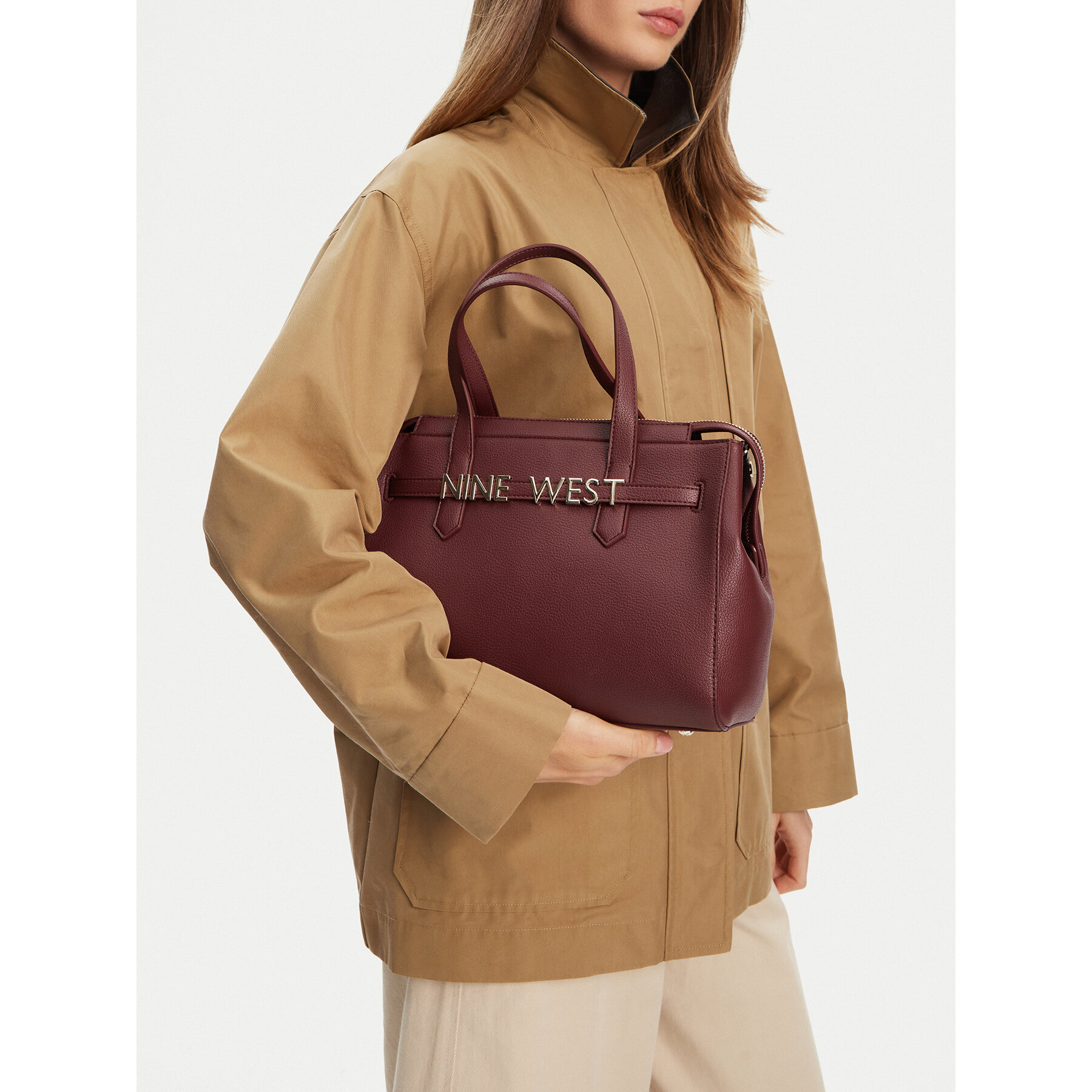 Torbica Nine West EO-Manhattan-Muse-II-LX10197 Tamnocrvena