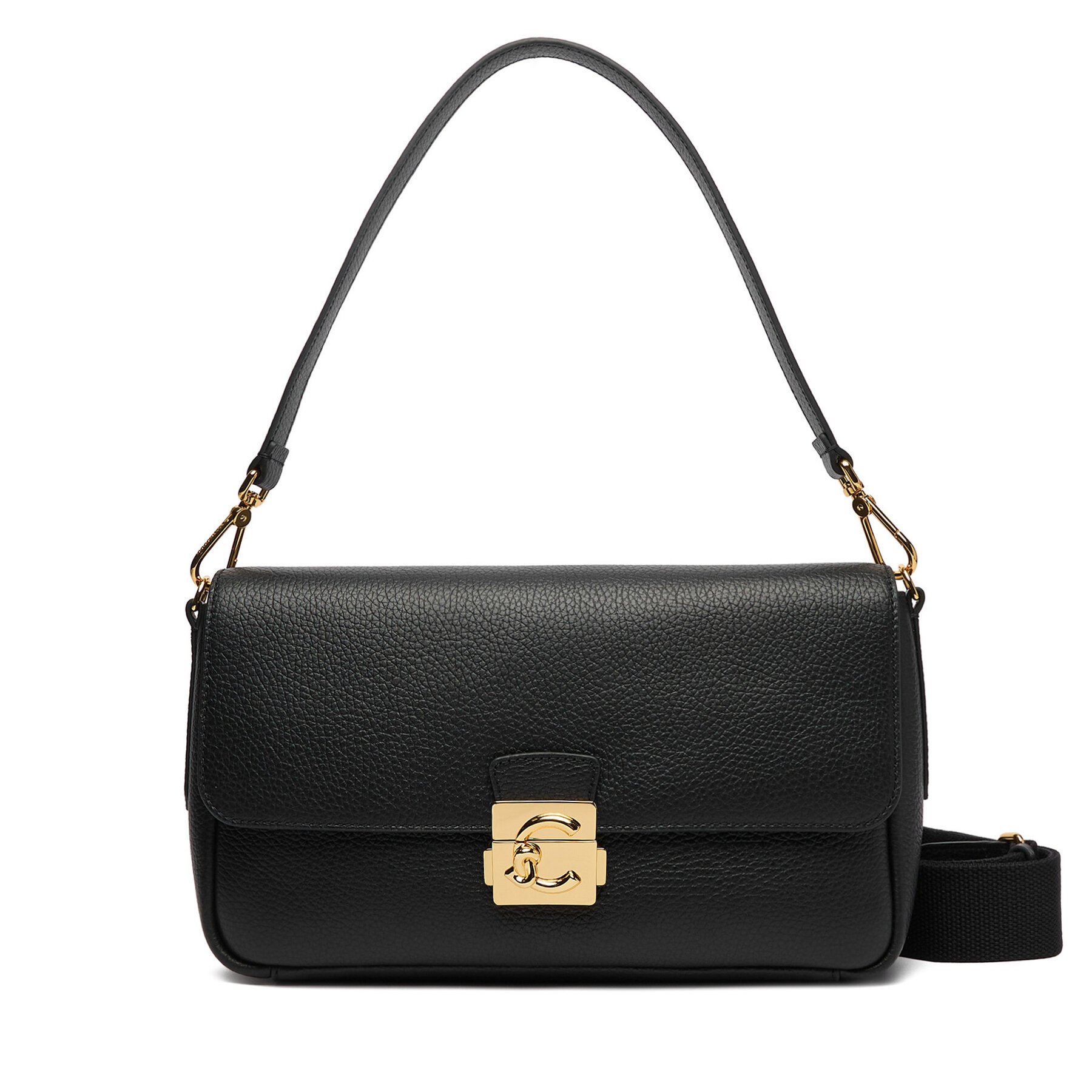 Geantă Coccinelle U4K Coccinelle C-Me Lock E1 U4K 12 01 01 Negru