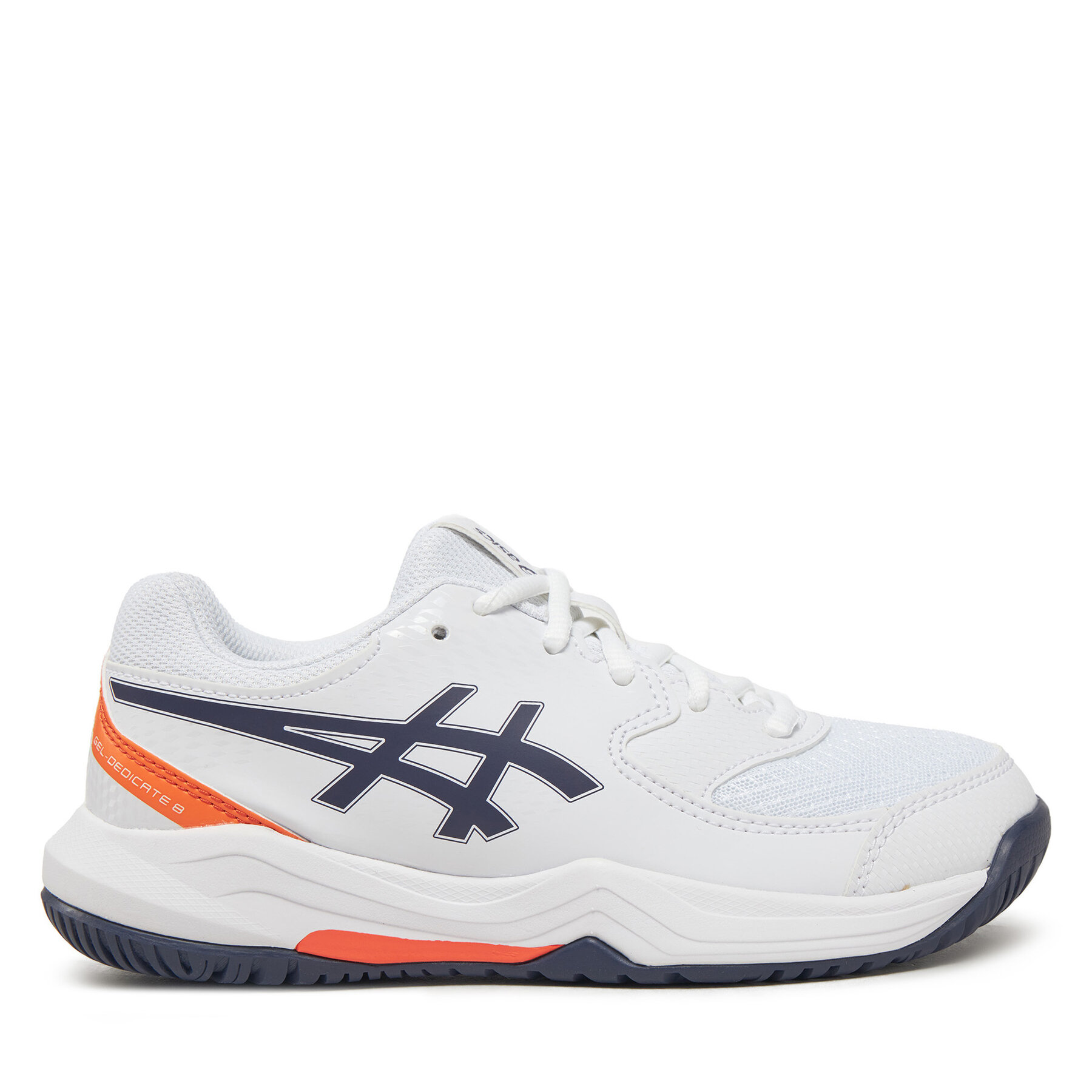 Scarpe da tennis Asics Gel-Dedicate 8 Gs 1044A077 Bianco