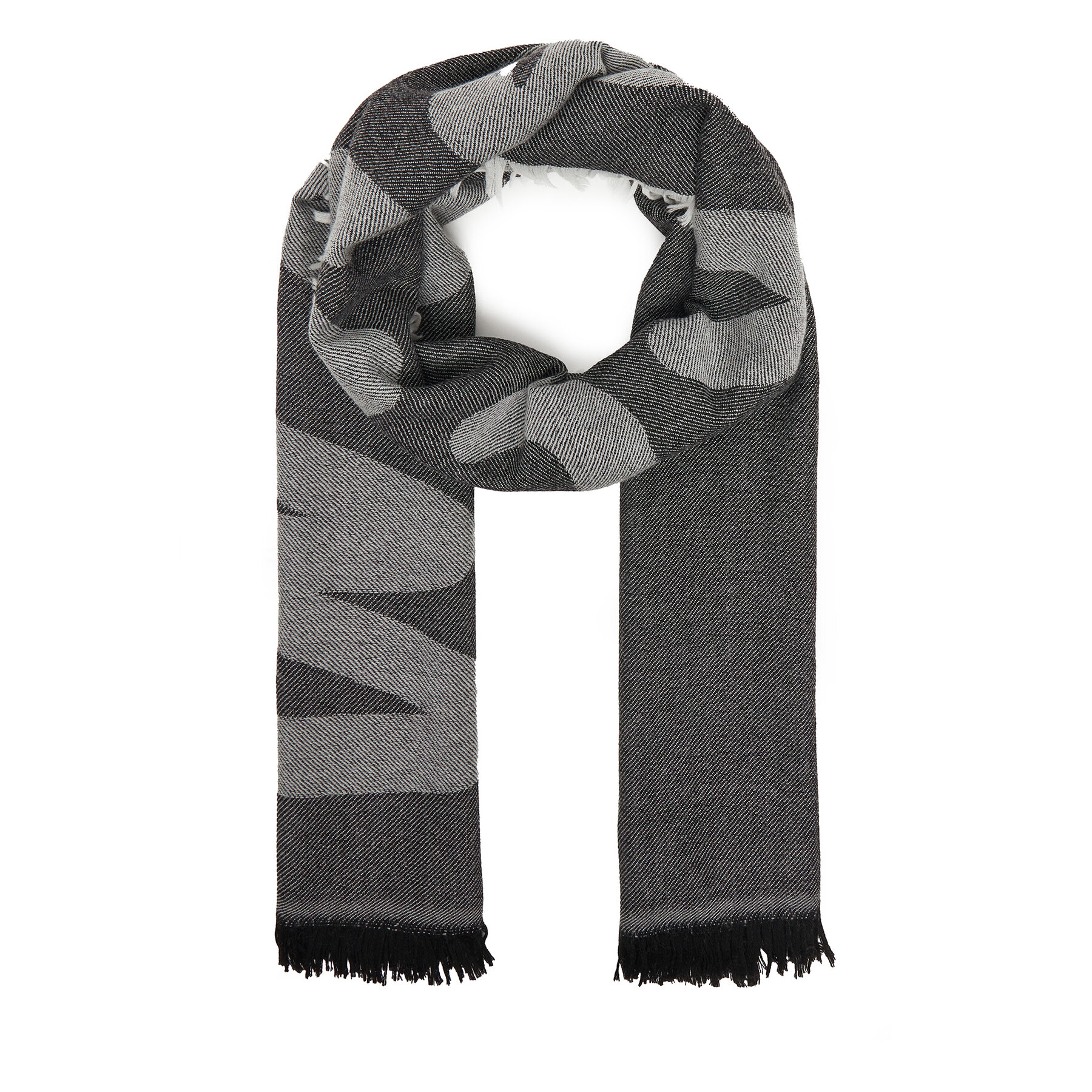 Шал Weekend Max Mara Flores 2515541064600 Черен