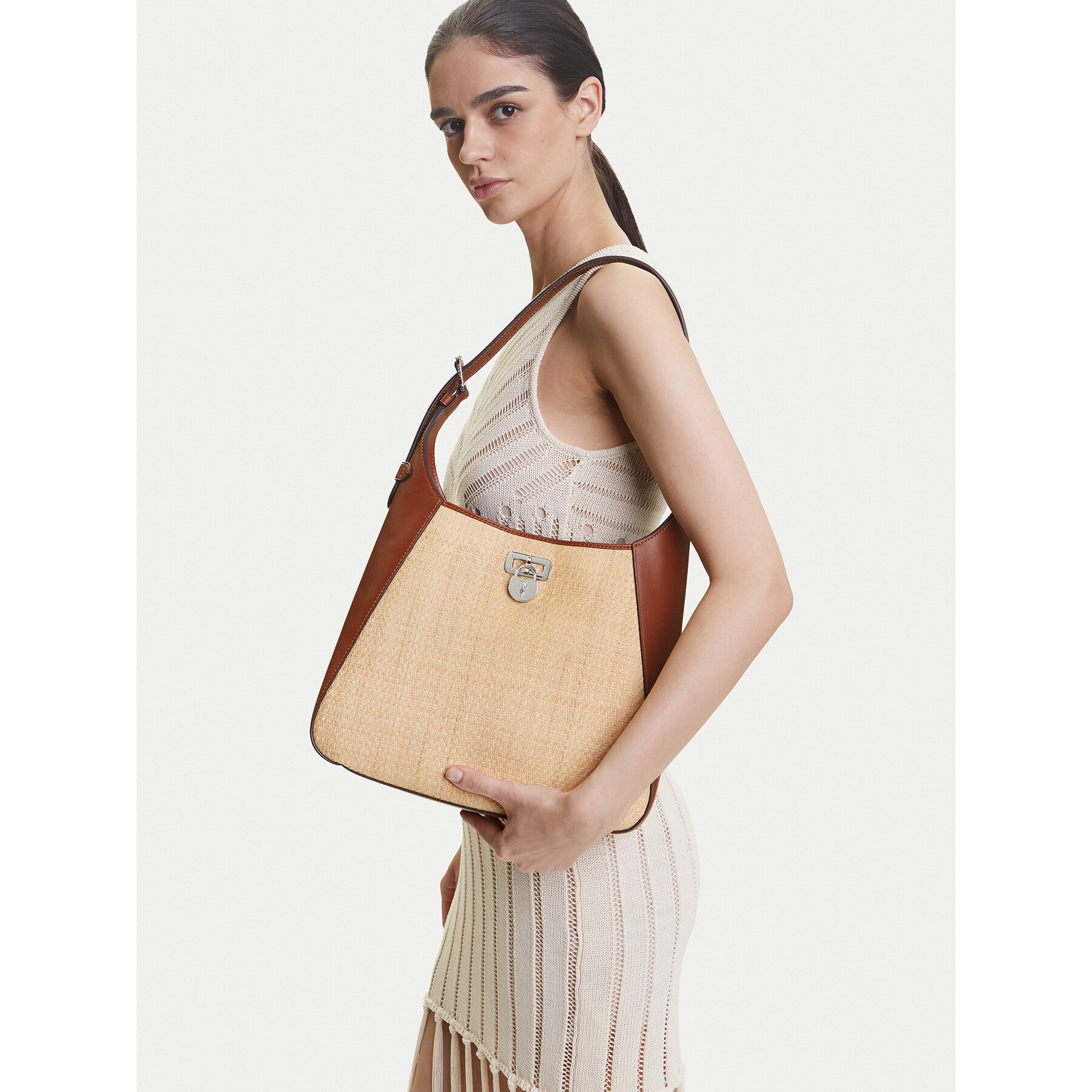 Torbica LAUREN RALPH LAUREN 431960339001 Smeđa