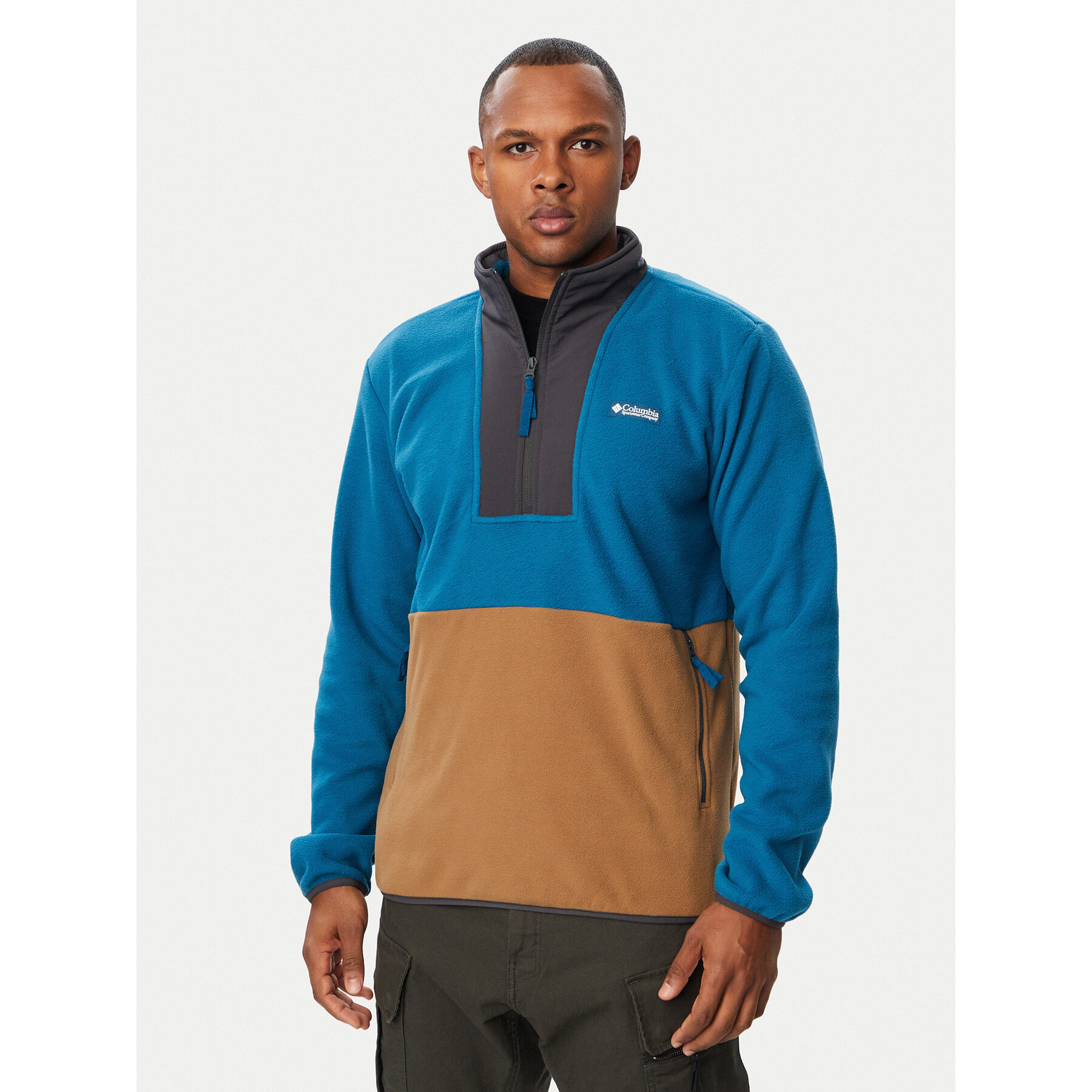 Columbia Fleecejacke Sequoia Grove™ II Half Zip 2174081 Blau Regular Fit