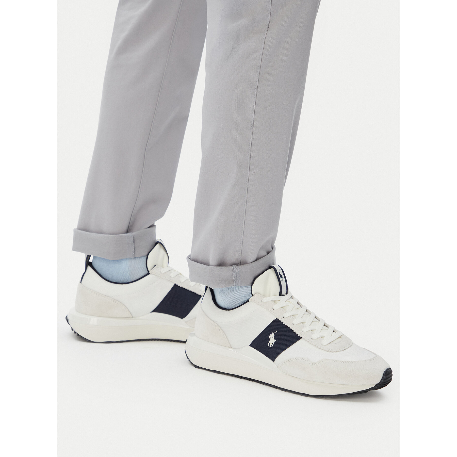 Sneakers Polo Ralph Lauren Train 89 Rib Sk Ltl 809P13090004 Alb