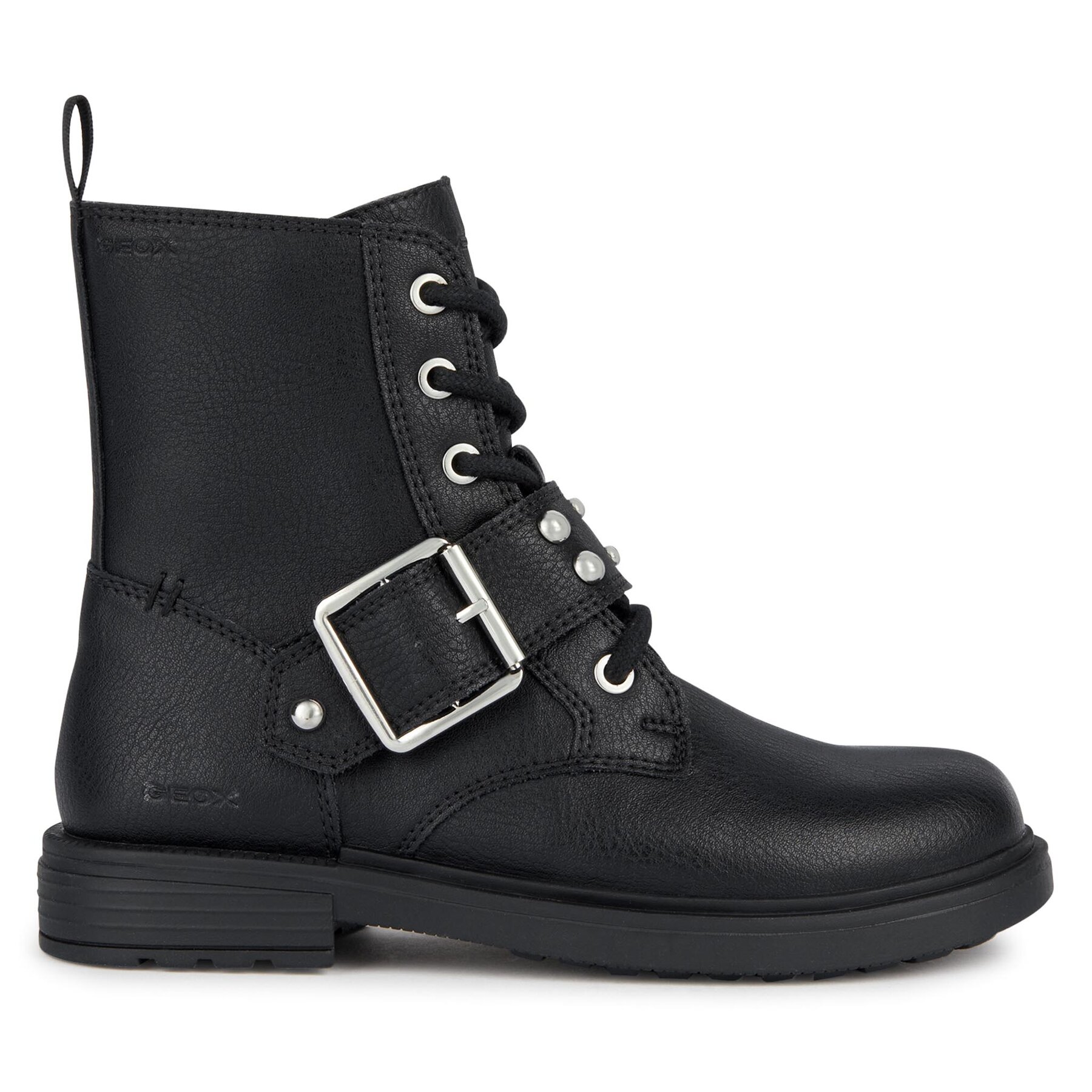 Členková obuv Geox Jr Eclair J369QD 000BU C9999 D Čierna