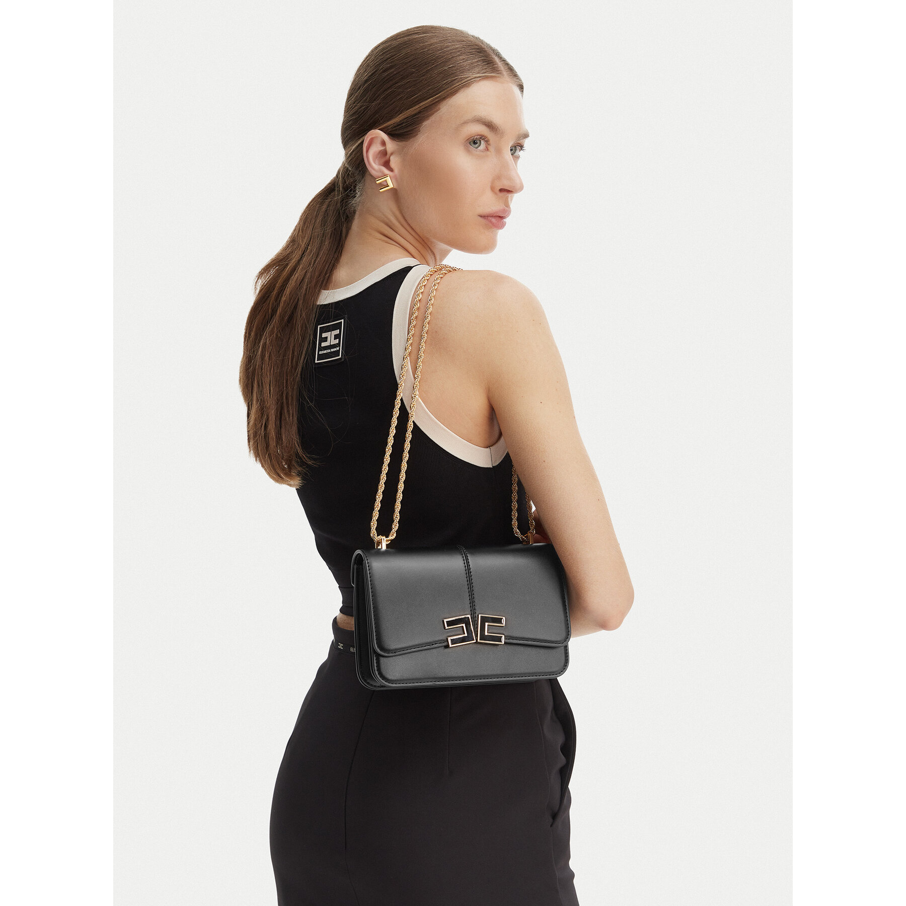 Geantă Elisabetta Franchi BS-91A-61E2-V390 Negru