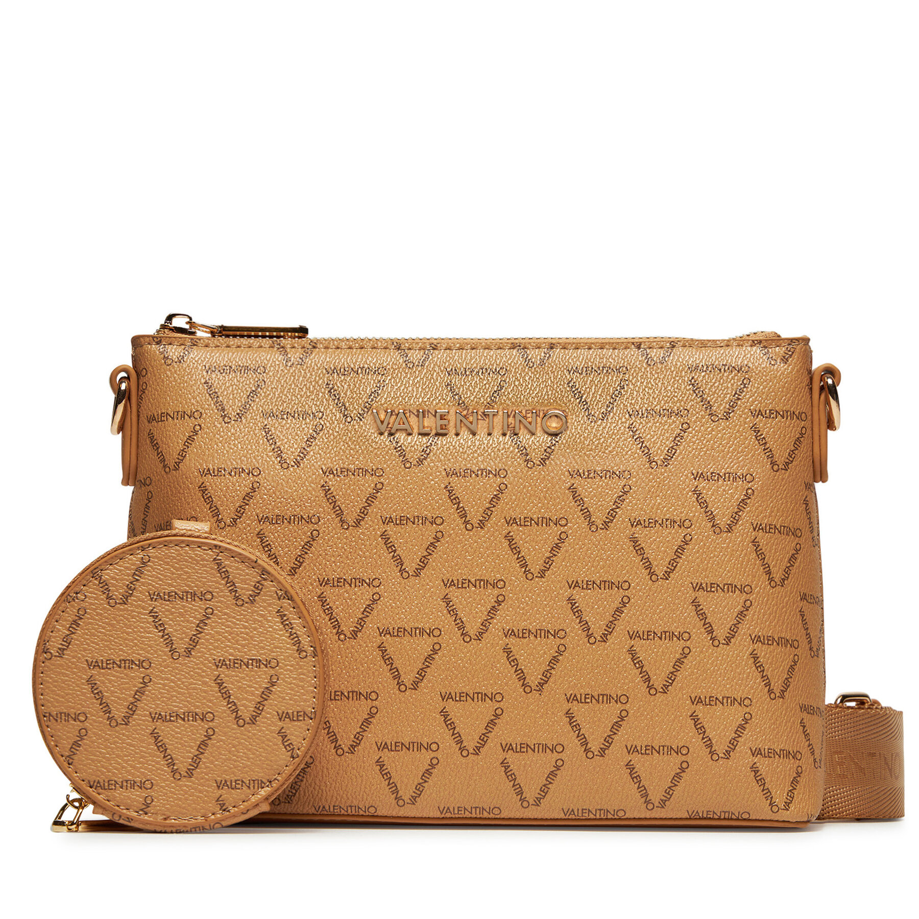 Valentino Τσάντα Valentino Lady Re VBS8GT17 Καφέ