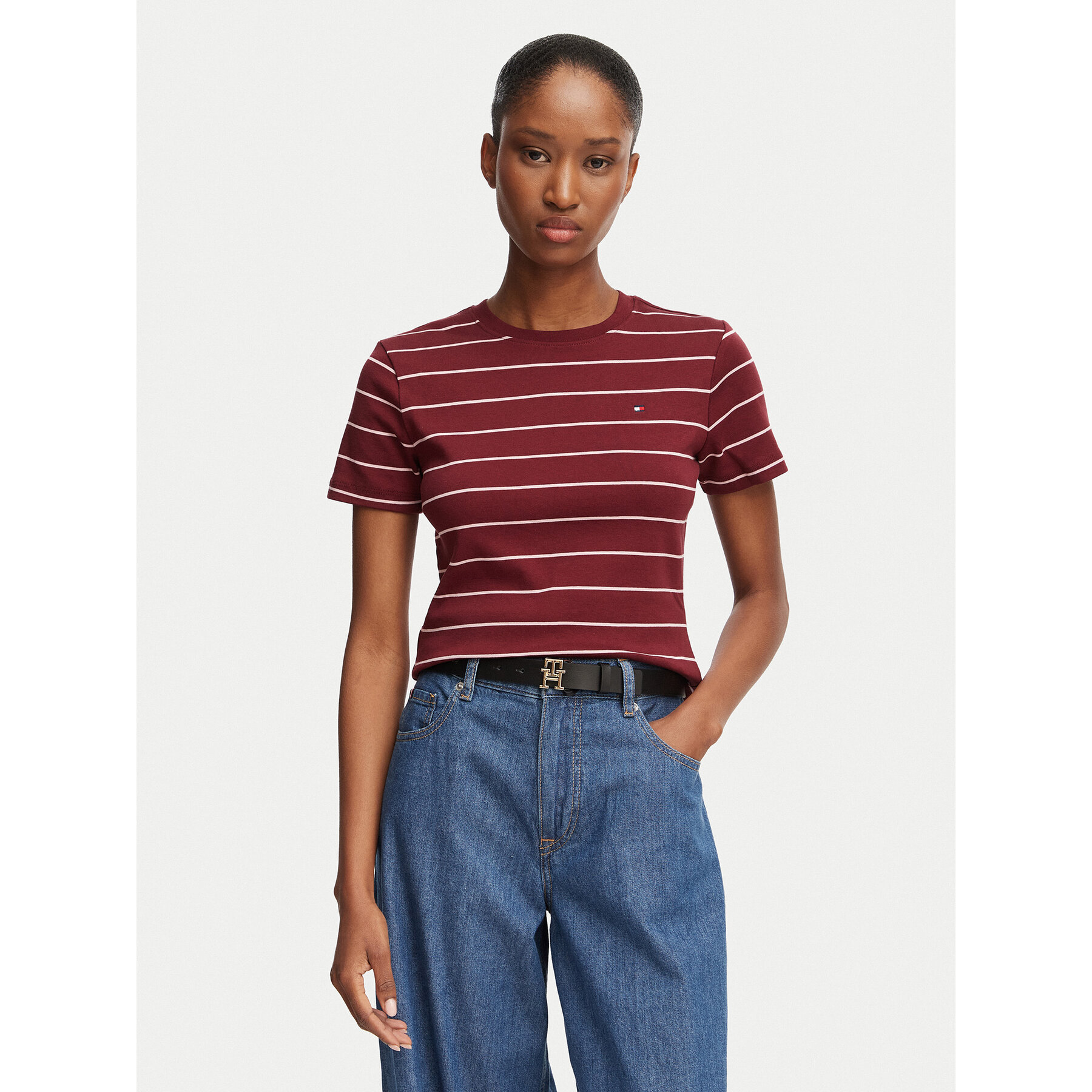 Tommy Hilfiger T-shirt New Cody WW0WW40587 Crvena Slim Fit