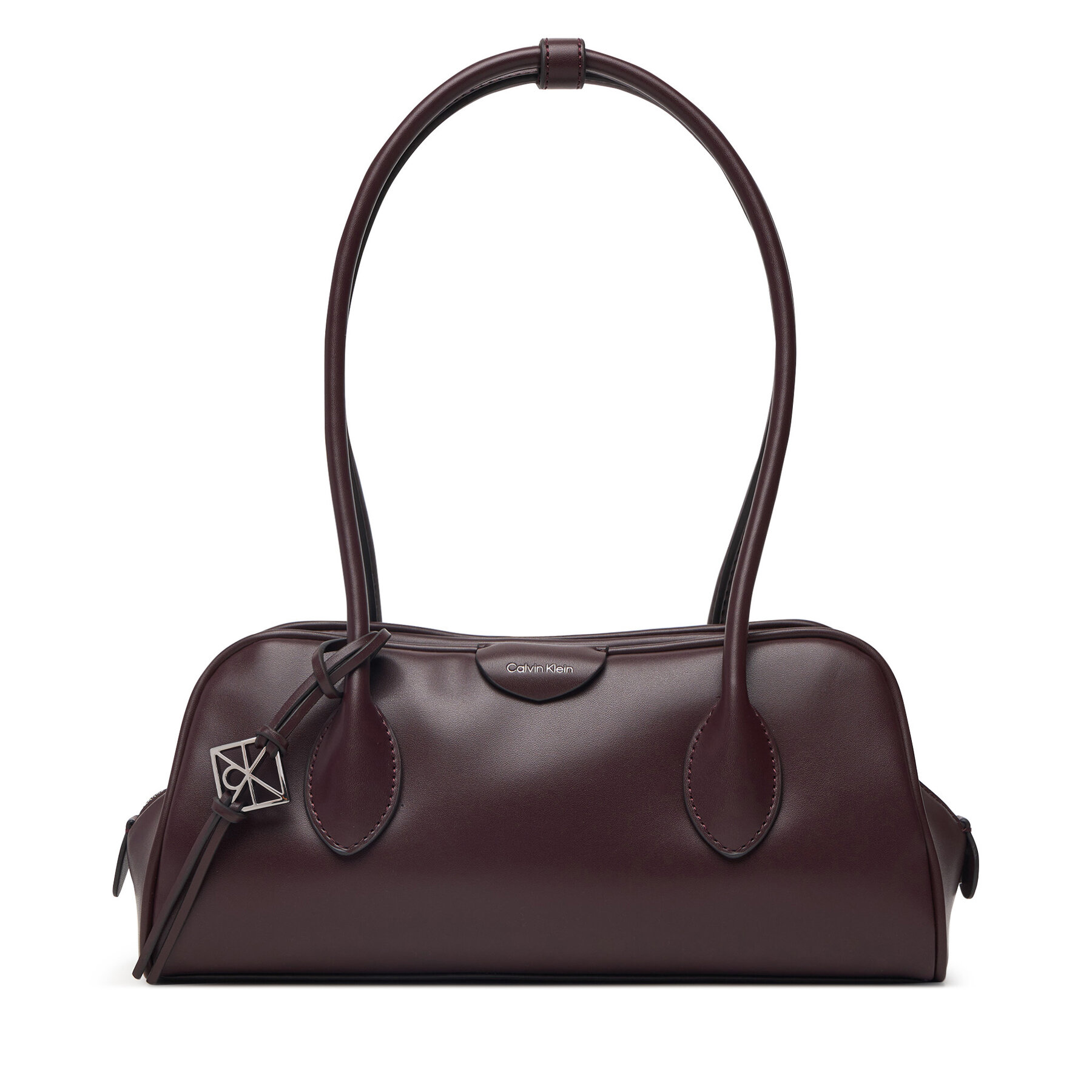 Ročna torba Calvin Klein Emblem Trio Shoulder Bag LV04F3369G Bordo rdeča