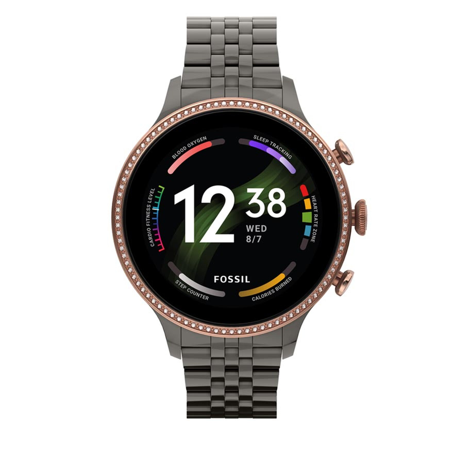 Smartwatch Fossil Gen 6 FTW6078 Grey epantofi-Accesorii-Smartwatch-uri-Femei imagine super redus 2022