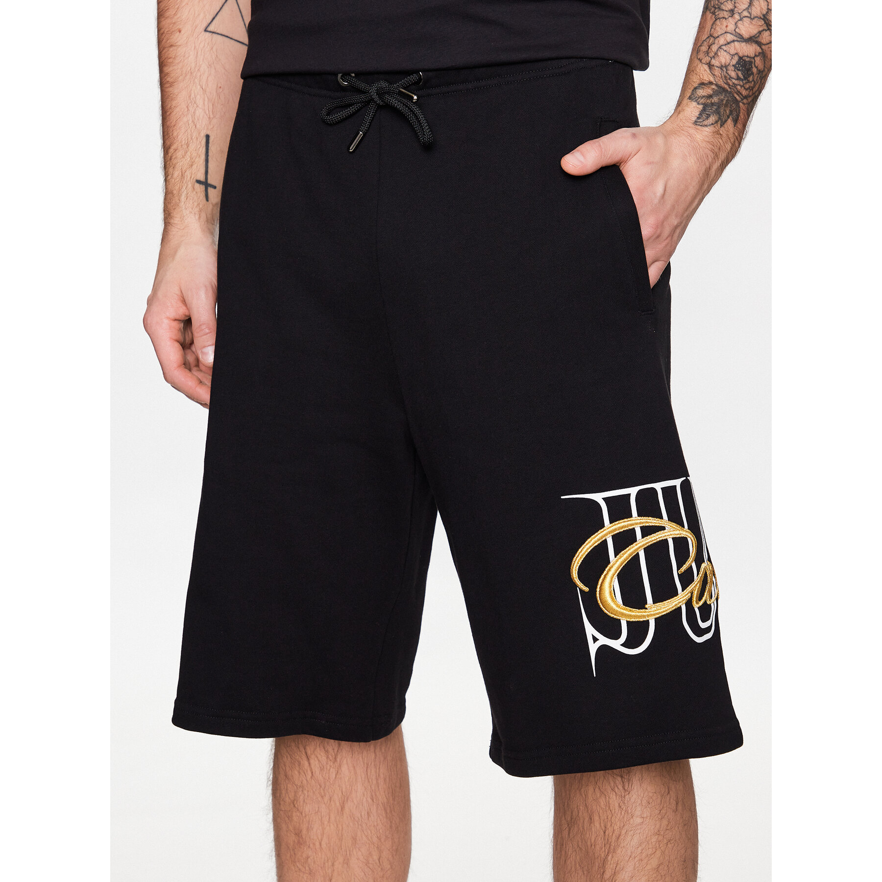 Just Cavalli Sportshorts 74OBDI07 Schwarz Regular Fit