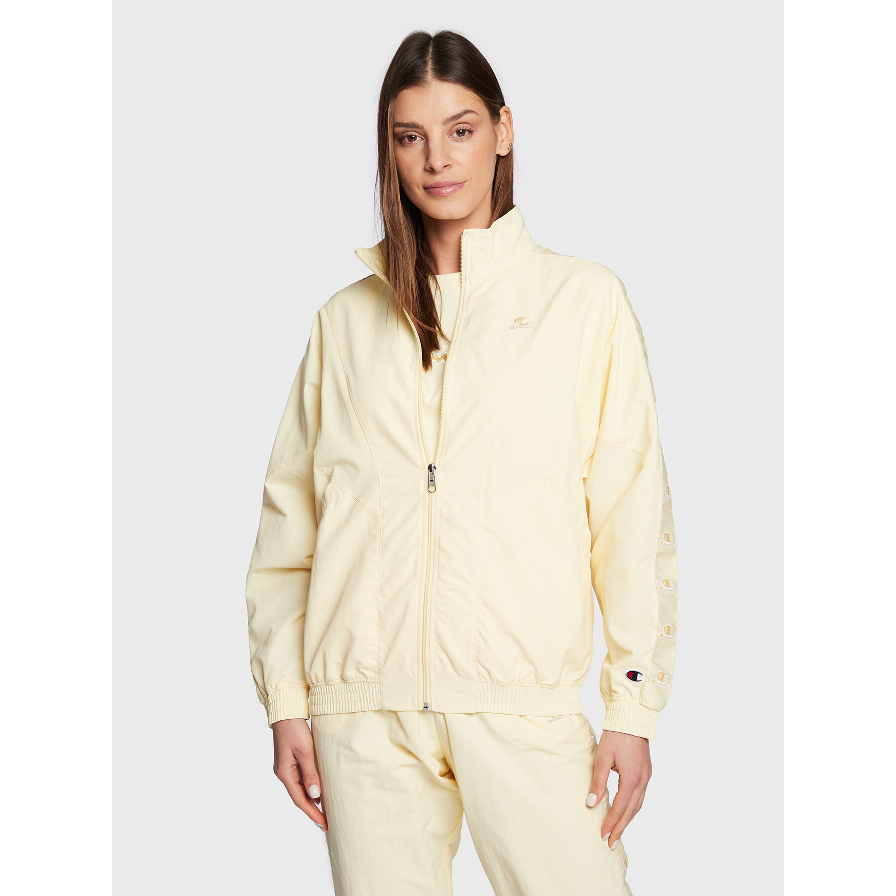 Champion Übergangsjacke 115494 Gelb Regular Fit