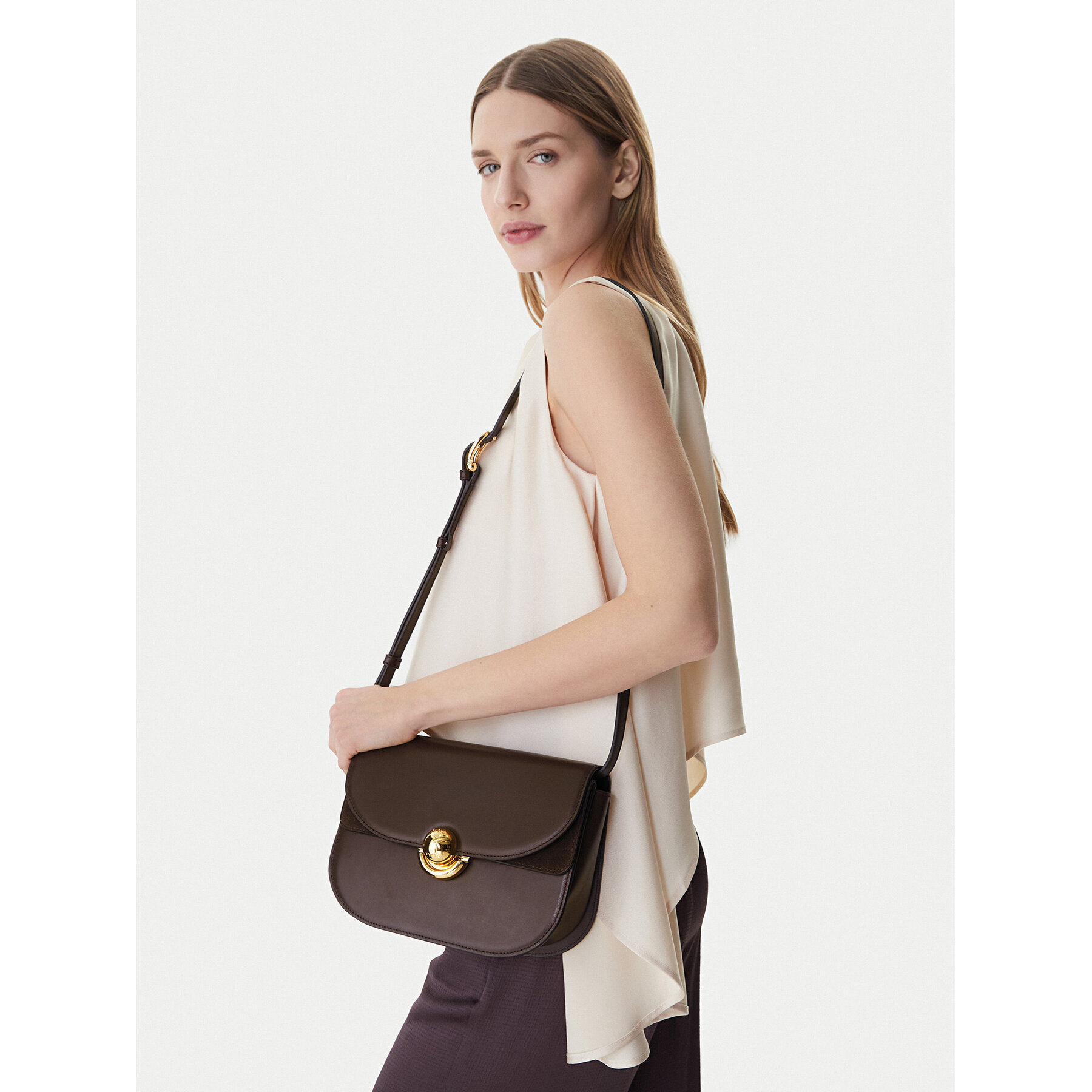 Geantă Furla Sfera S WB01355 BX0428 BG 2460S Maro