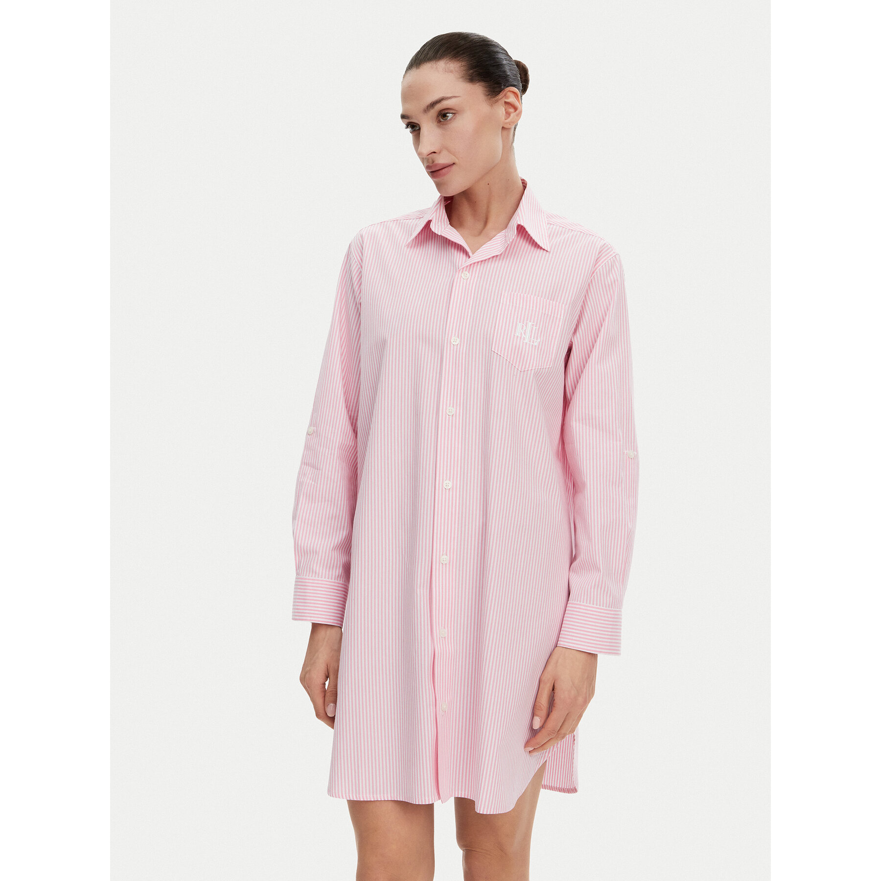 LAUREN RALPH LAUREN Camicia da notte ILN32315 Rosa Relaxed Fit