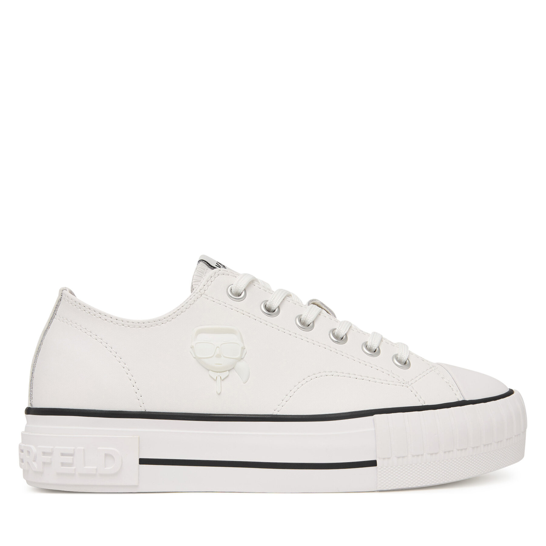 Teniși KARL LAGERFELD Kampus Max KL60426 Alb