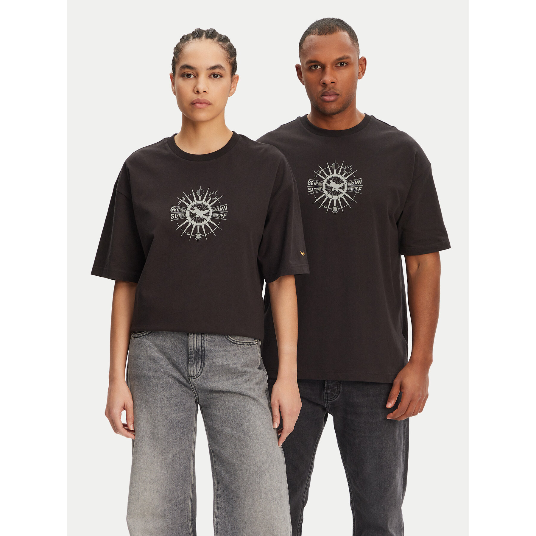 Puma T-Shirt Unisex Harry Potter 630092 Μαύρο Oversize