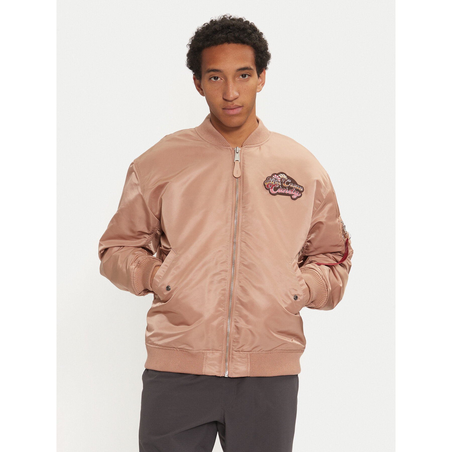 Alpha Industries Bomberjacke 148140 Beige Regular Fit