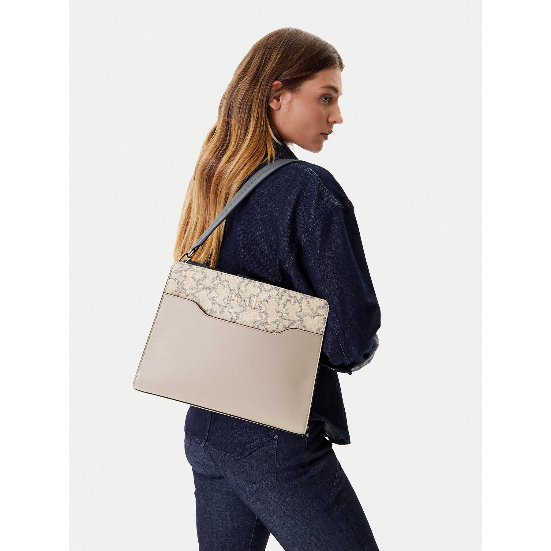 Дамска чанта TOUS Kaos Icon 2002296944 Кафяв