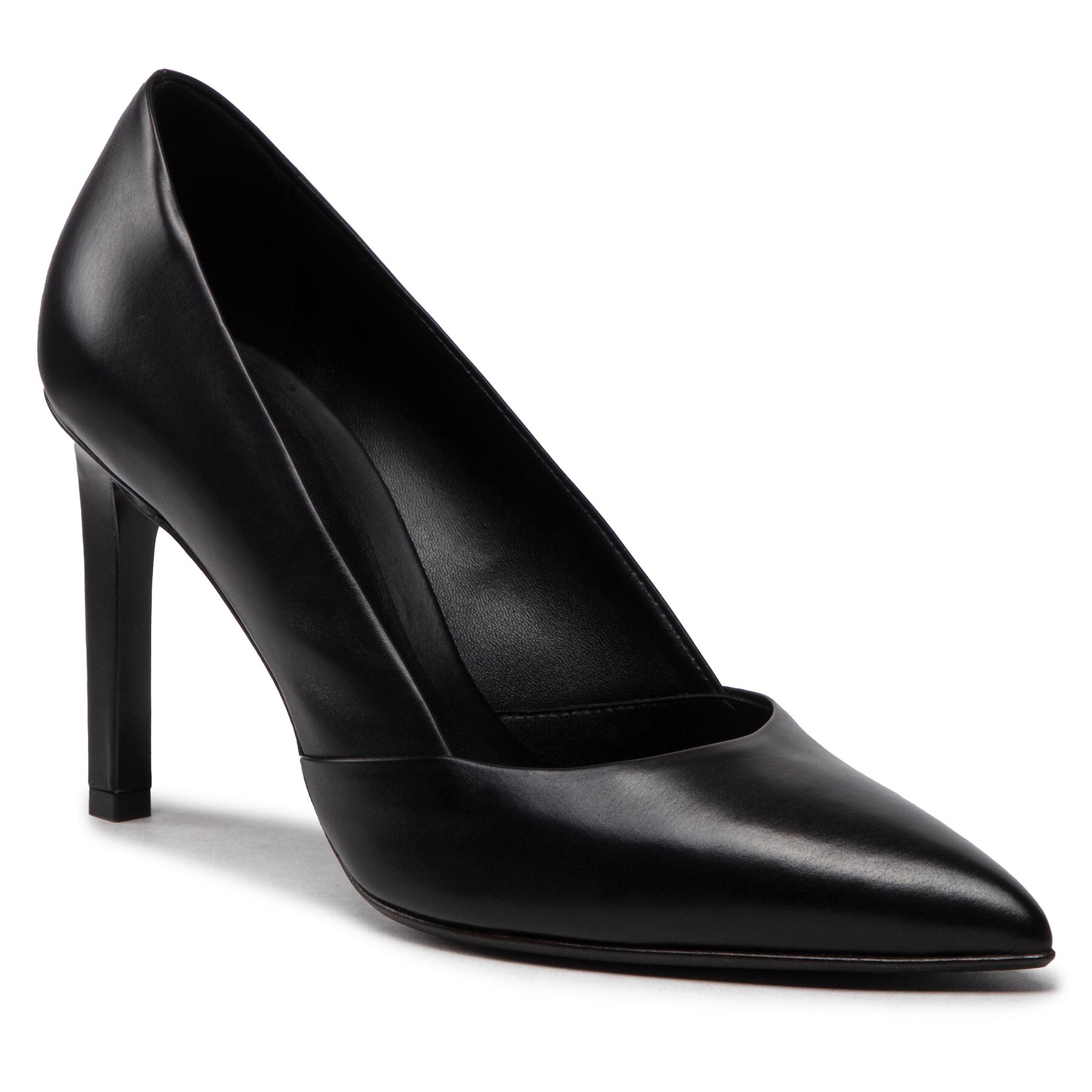 Pantofi cu toc subțire Calvin Klein Stiletto Pump 90-Lth HW0HW01387 Ck Black BAX CALVIN KLEIN imagine noua