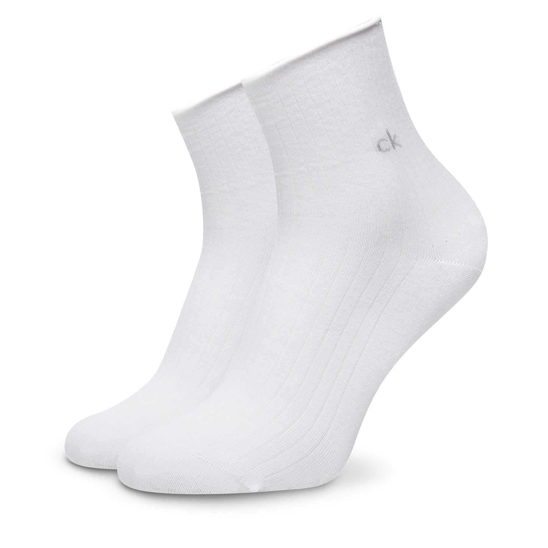 Дълги чорапи Calvin Klein 701229681 Бял