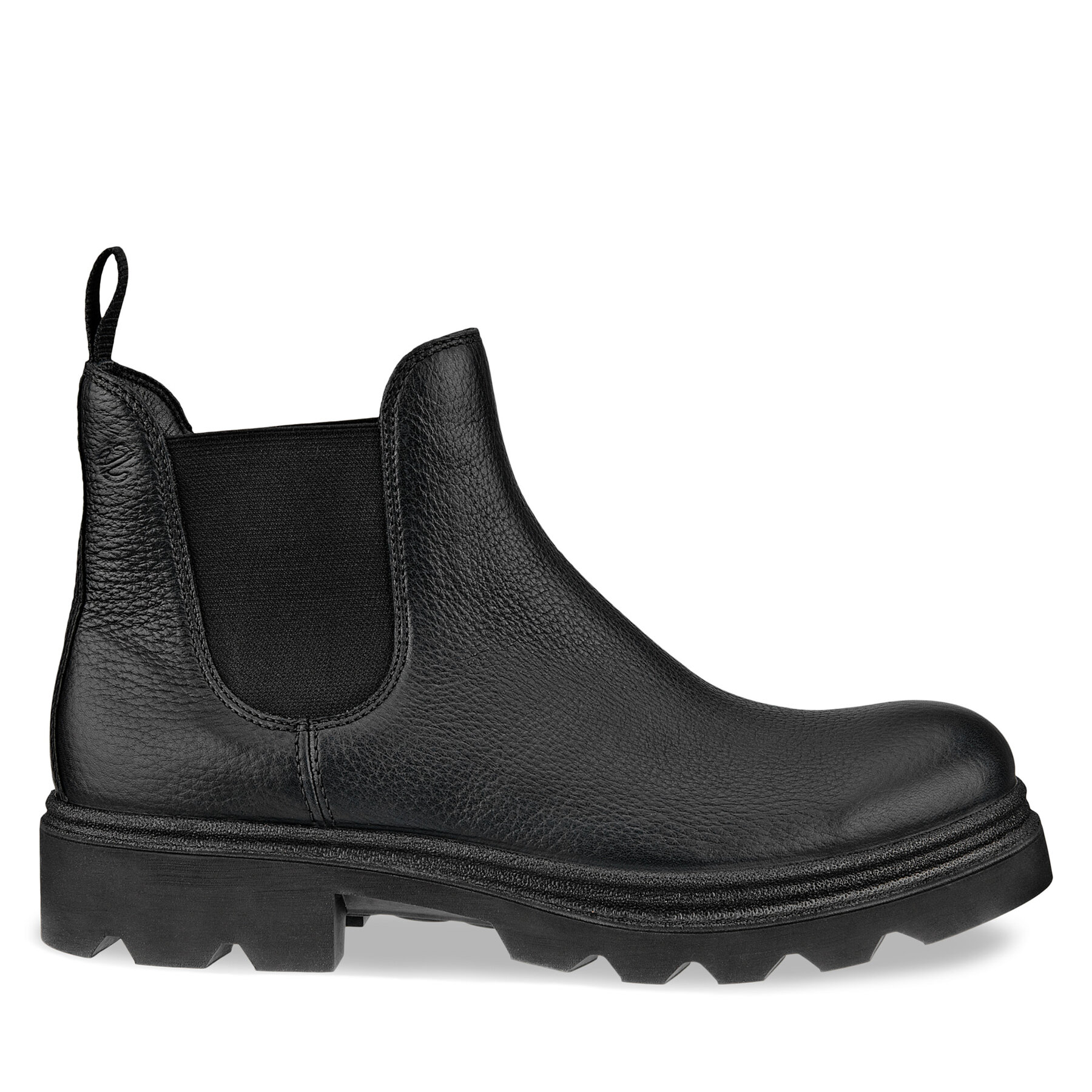 Členková obuv s elastickým prvkom ECCO Grainer M 21475401001 Čierna