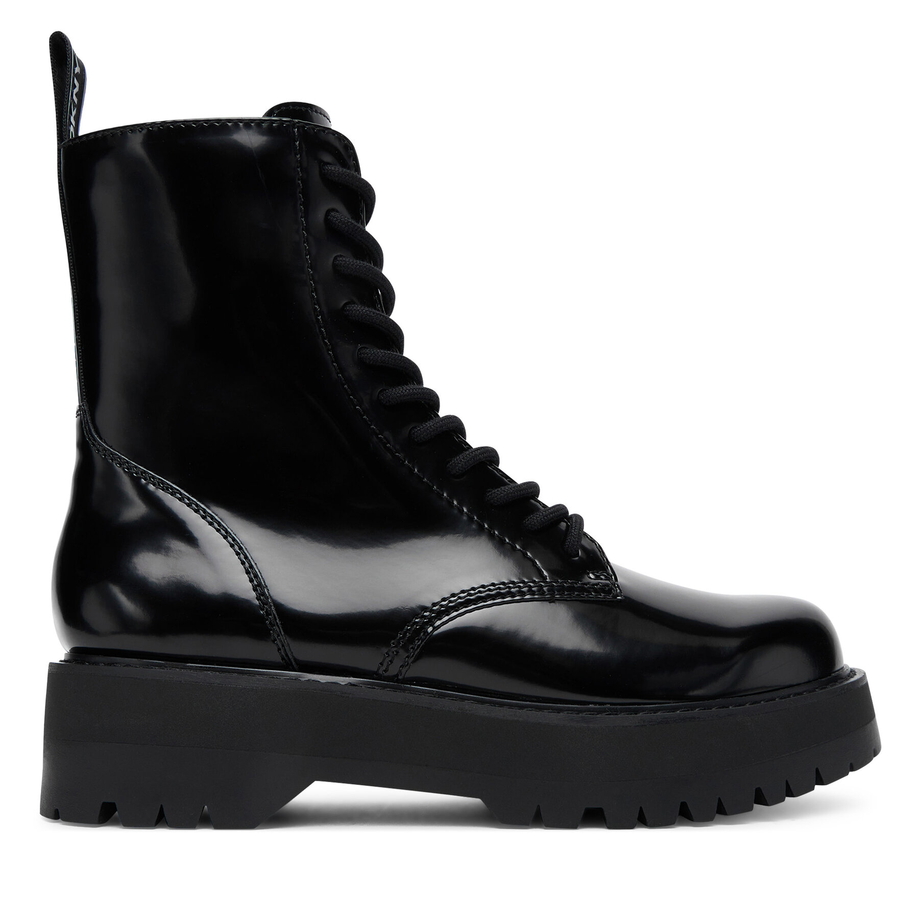 Šnurovacia obuv DKNY Batu K3511773 Čierna