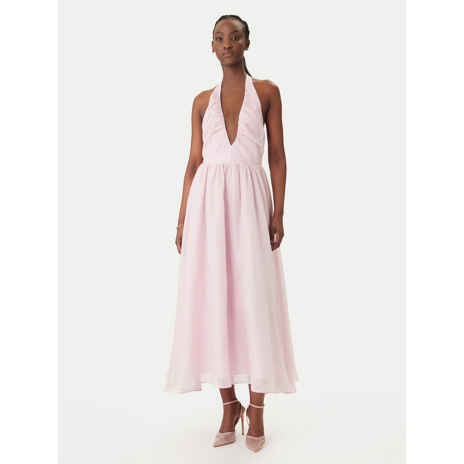 Bardot Coctailkleid Dorota Halter Neck 60206DB Rosa Regular Fit
