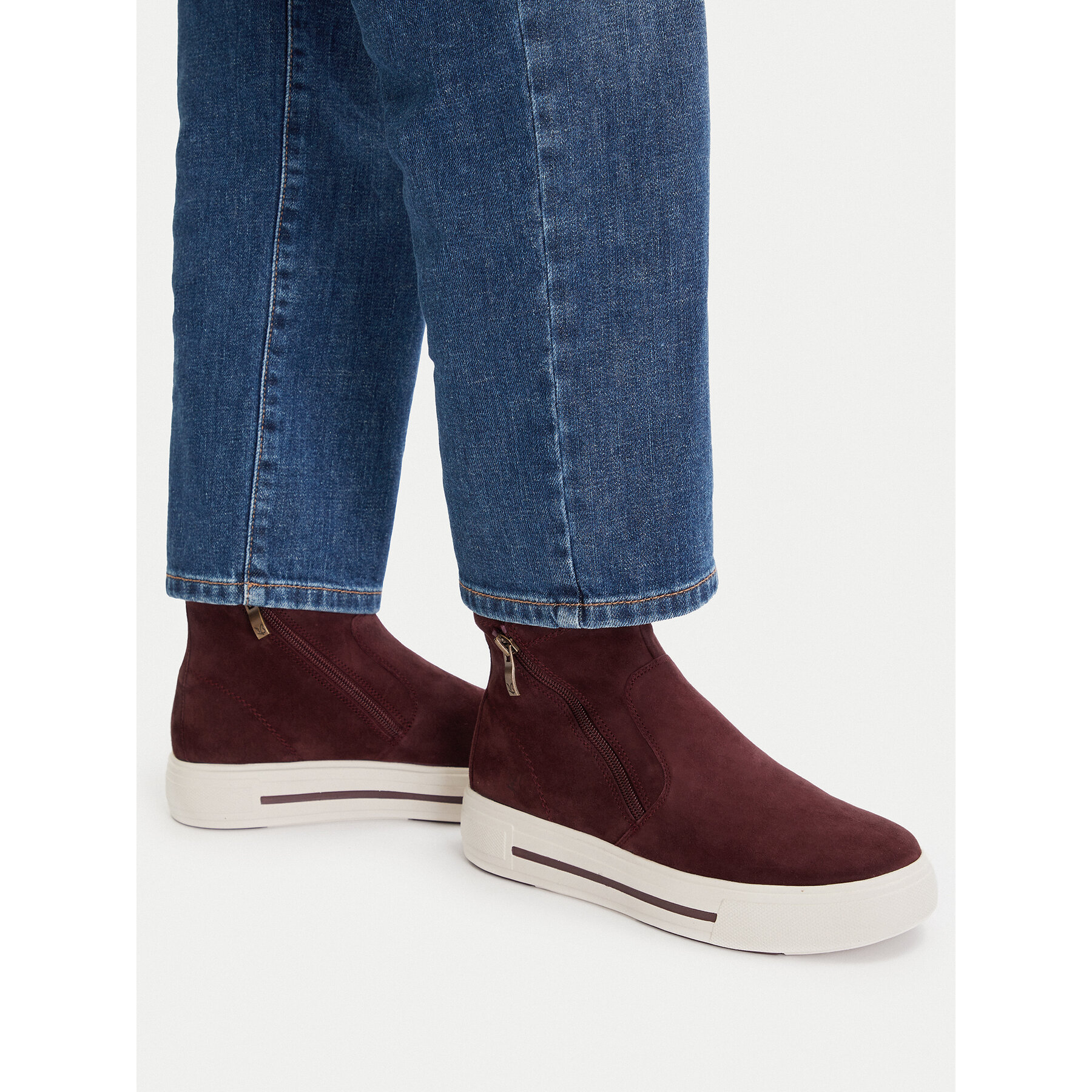Botine Caprice 9-25451-45 Vișiniu