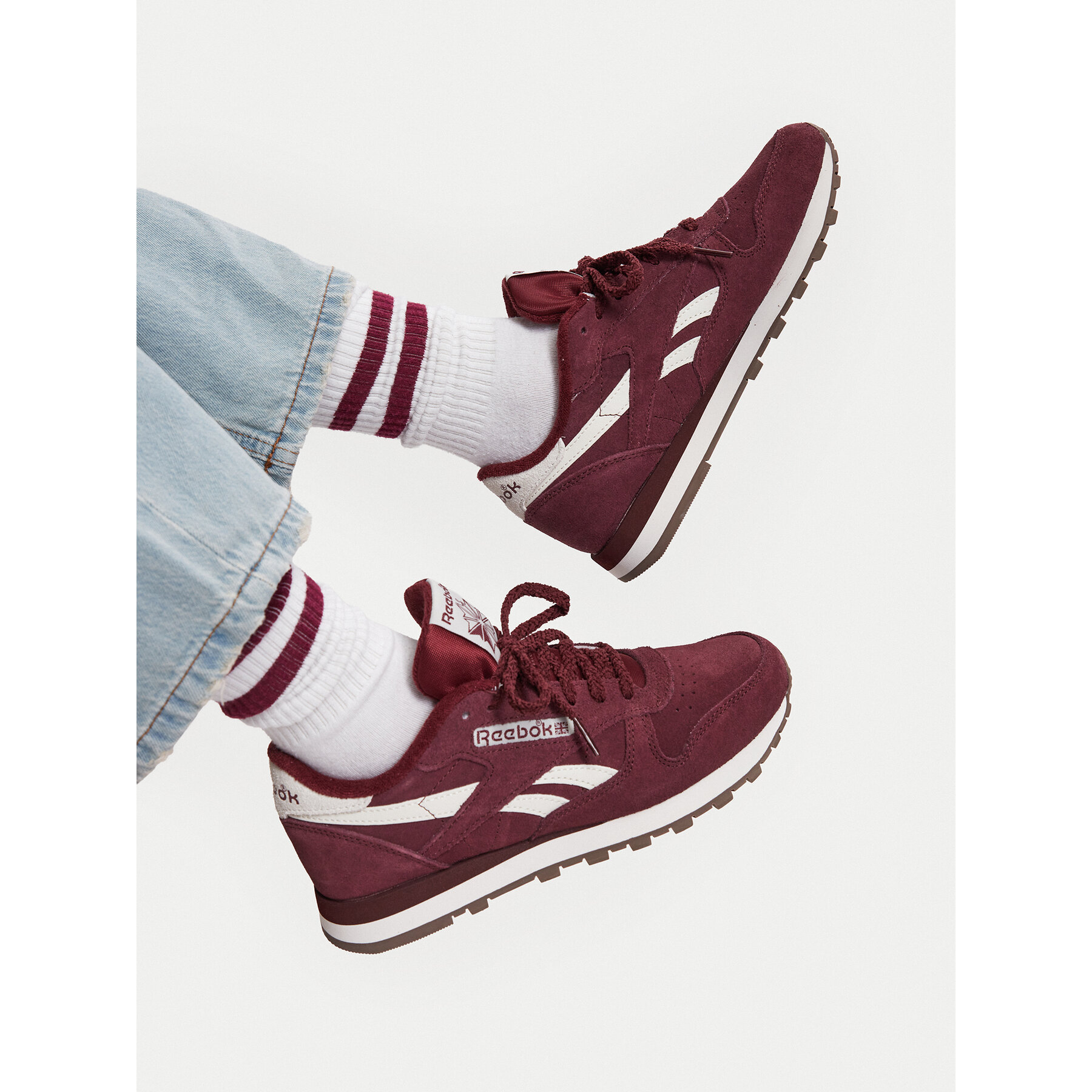 Сникърси Reebok EO-CLASSIC LEATHER 100271703 Бордо