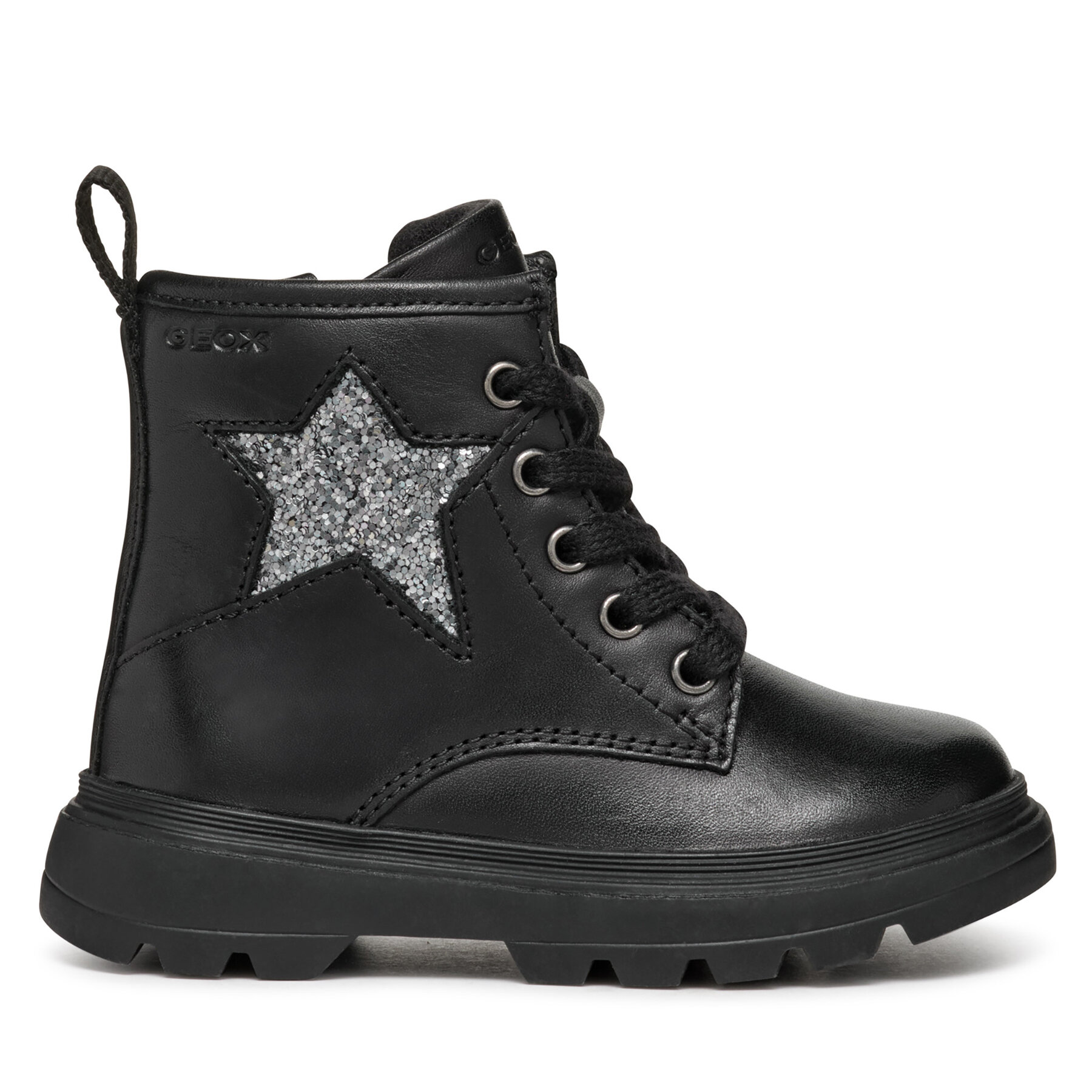 Cizme Geox B Kiddartah Girl B465YA 085EW C9999 S Negru