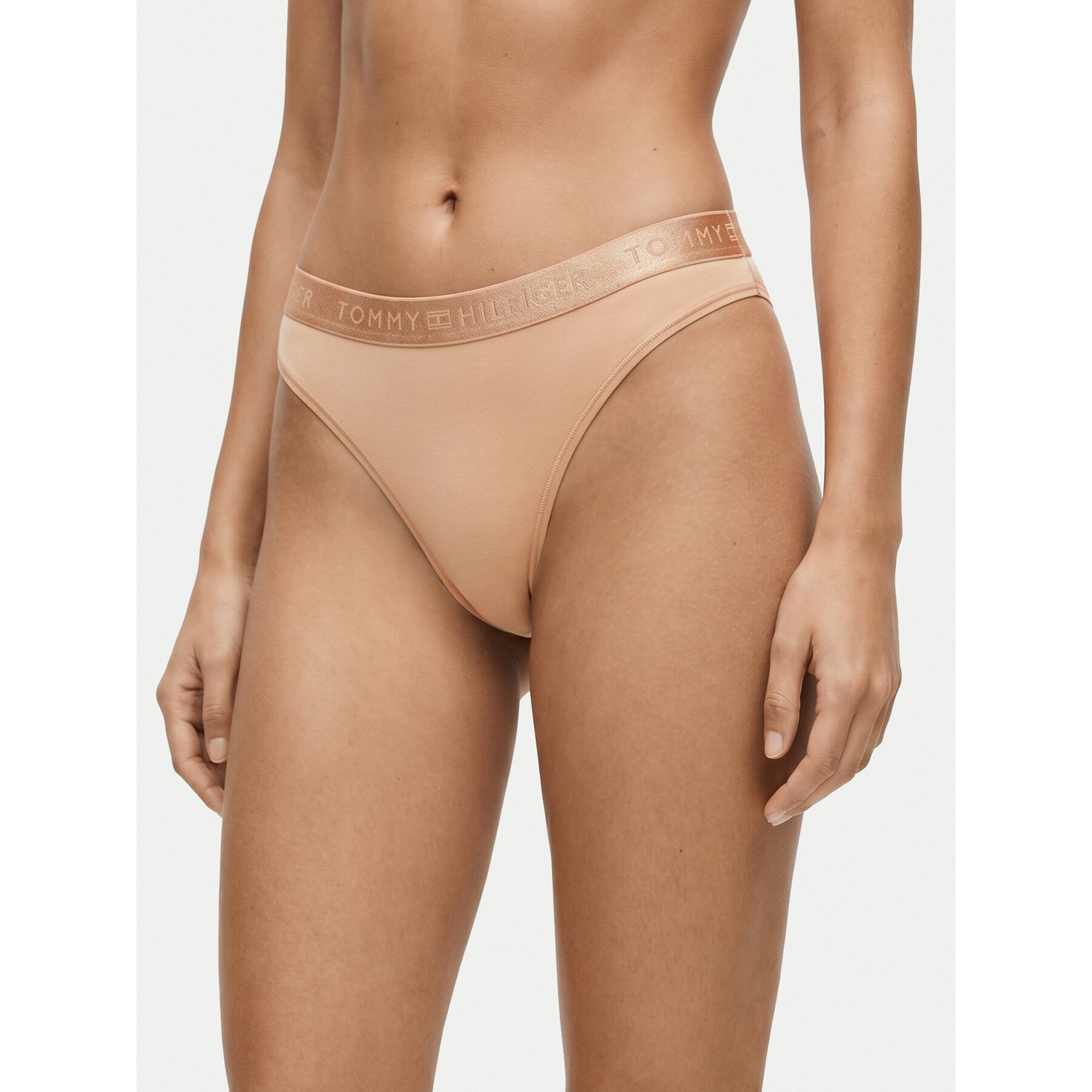 Tommy Hilfiger Stringtanga UW0UW06260 Beige