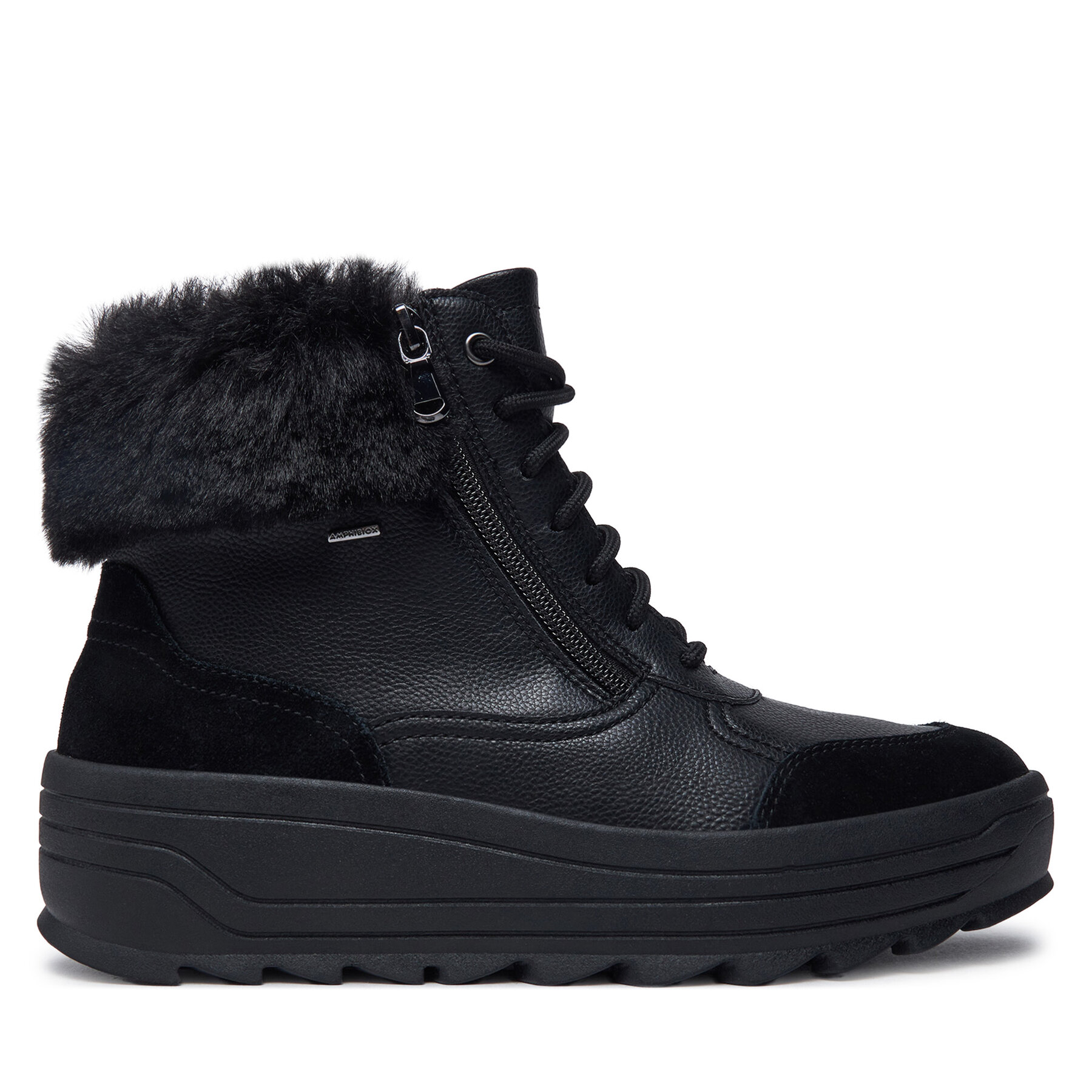 Botine Geox D46WNB 0FE22 C9999 Negru