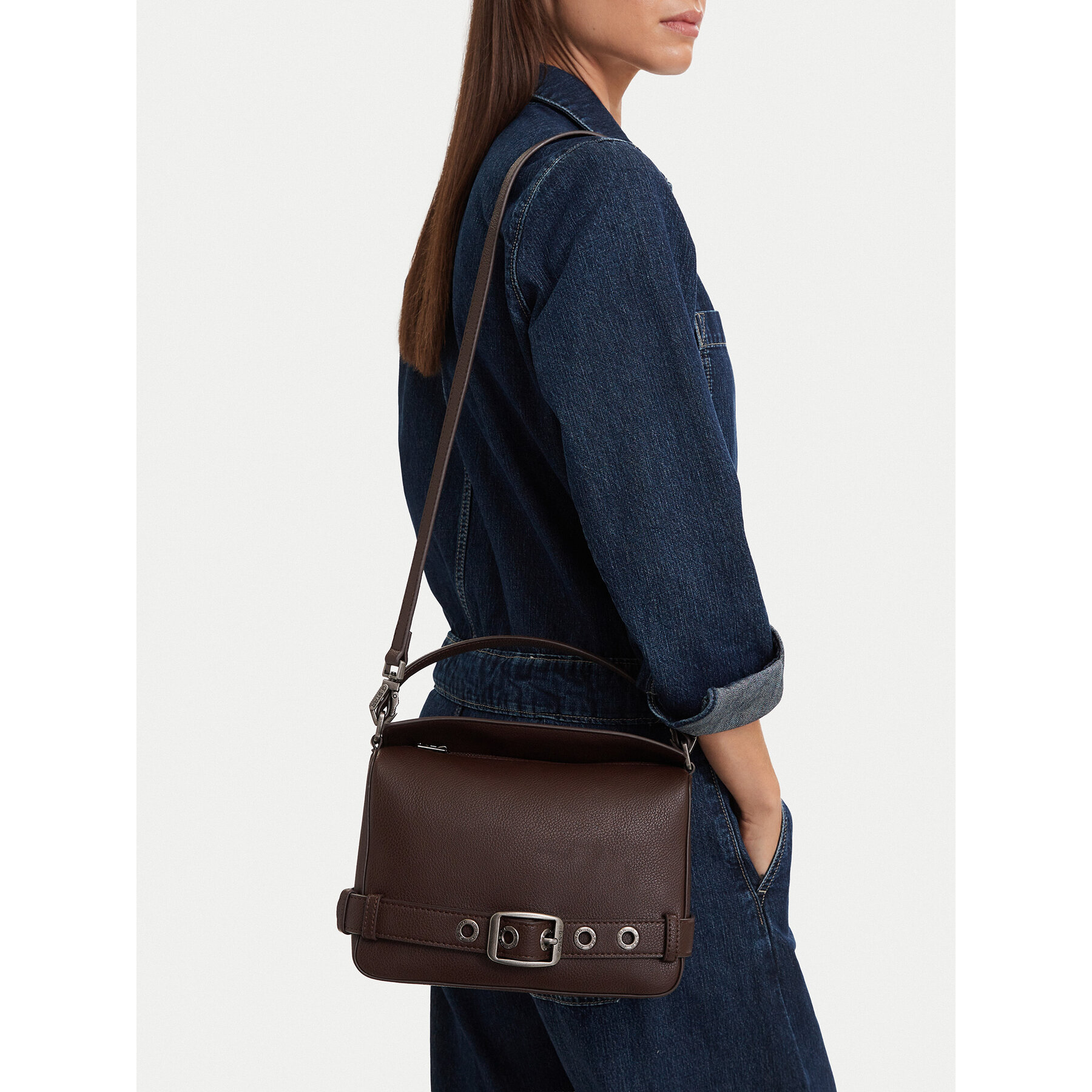 Kabelka G-Star Raw C-LDA9536 Tmavo hnedá