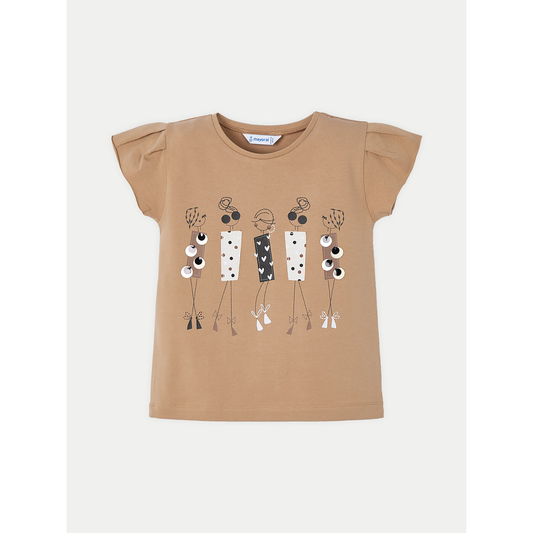 Mayoral T-shirt 3015 Beige Regular Fit