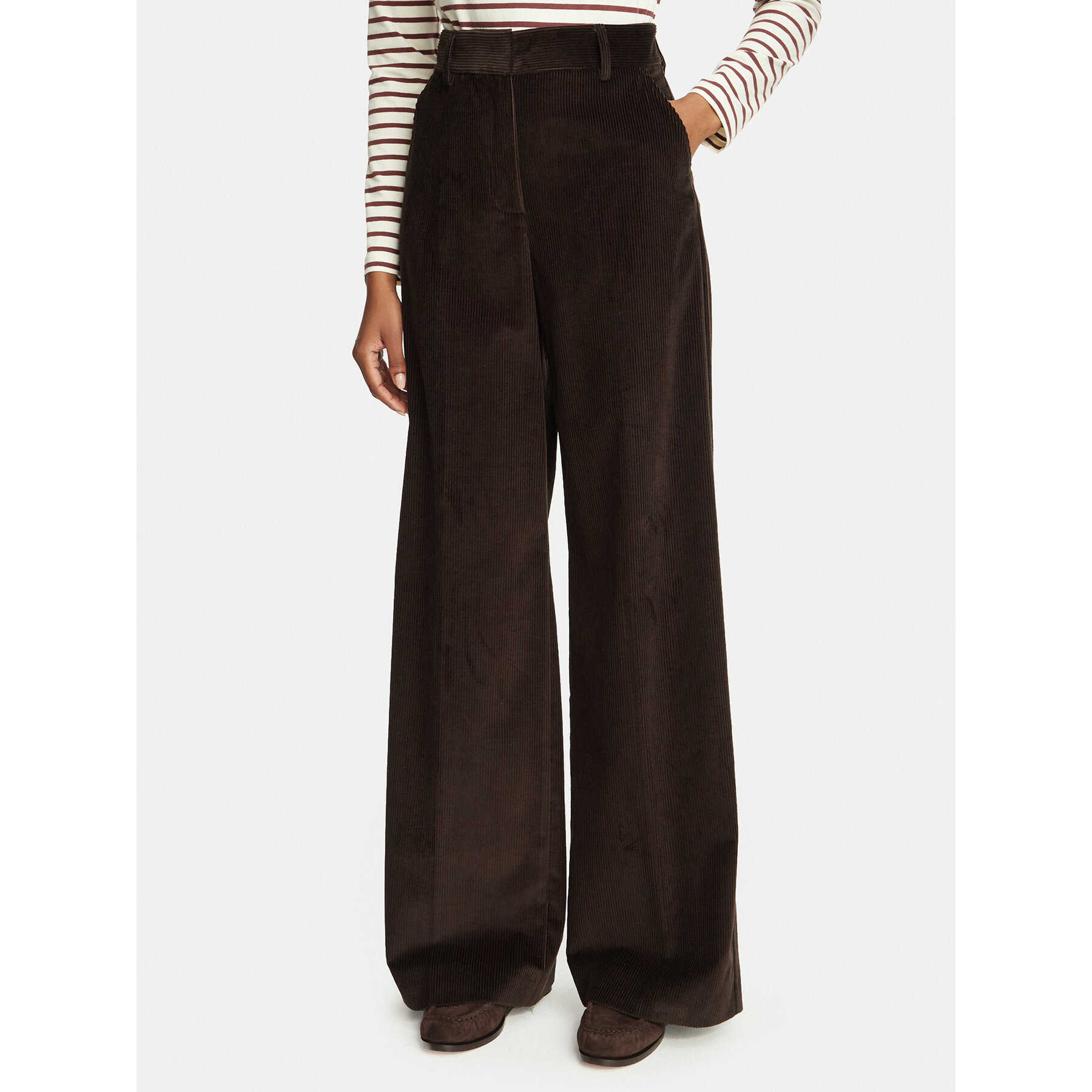 Weekend Max Mara Stoffhose Tania 2625136012 Braun Regular Fit