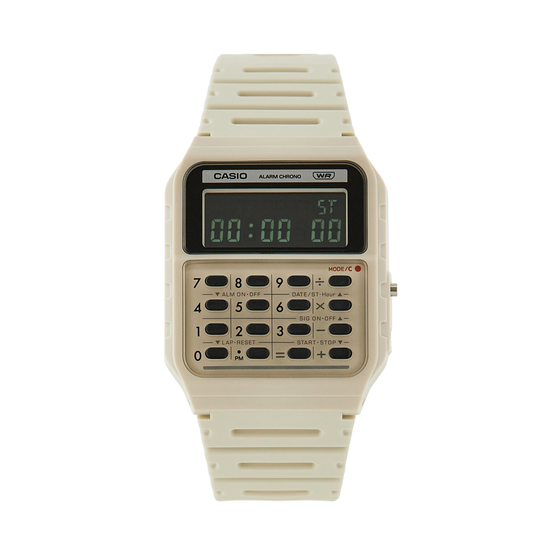 Casio Ρολόι Casio Vintage CA-53WB-8BEF Εκρού