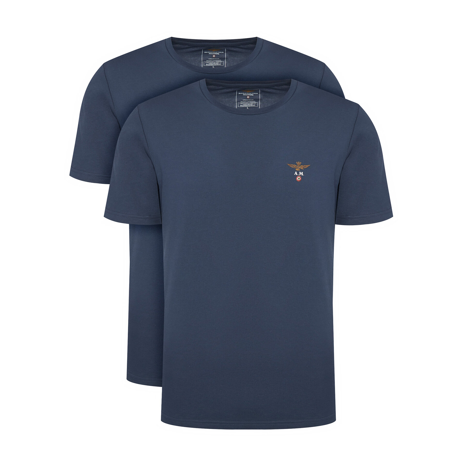 Aeronautica Militare Set di t-shirt AM1UTI001B Blu scuro Regular Fit