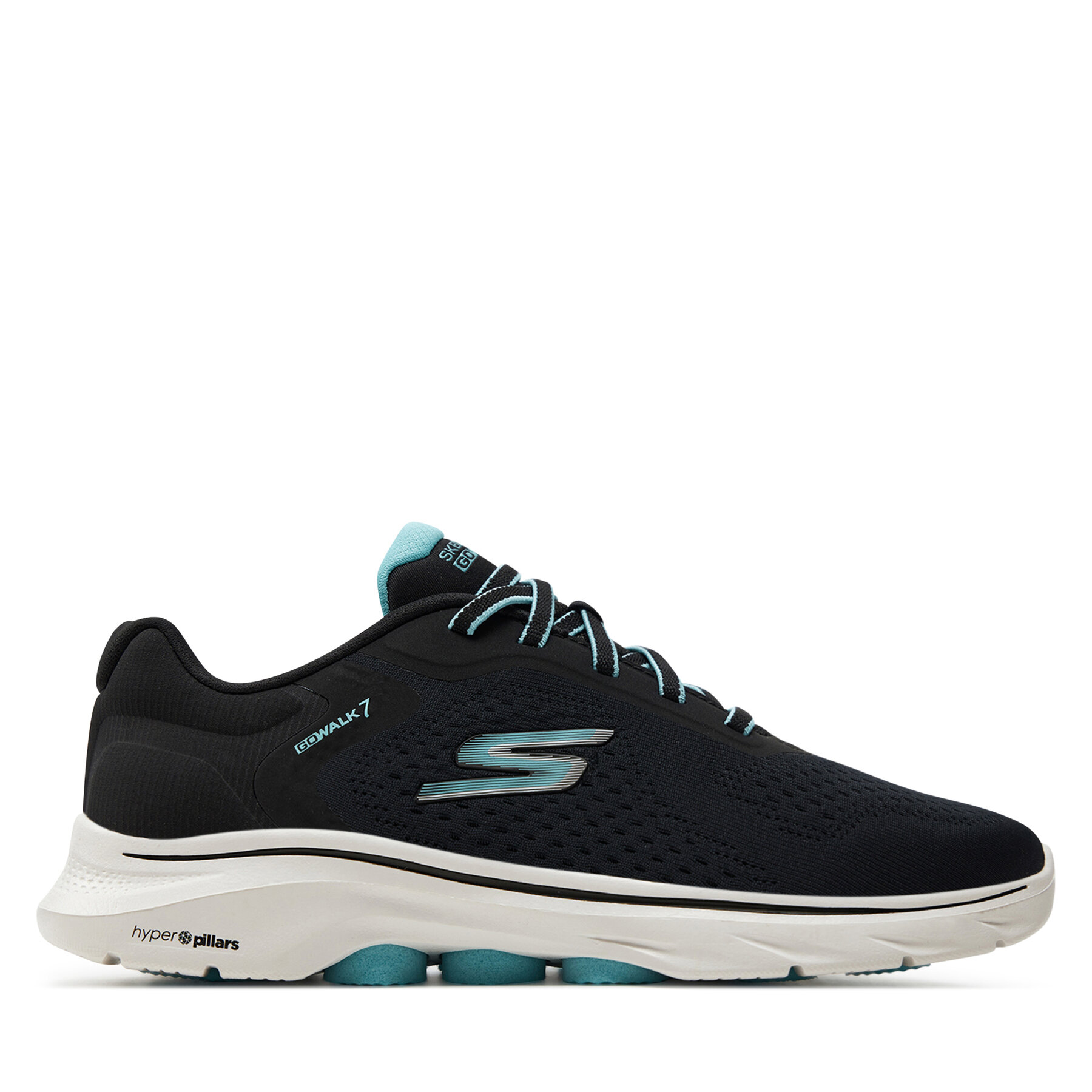 Zapatillas Skechers Go Walk 7-Cosmic Waves 125215/BKTQ Negro