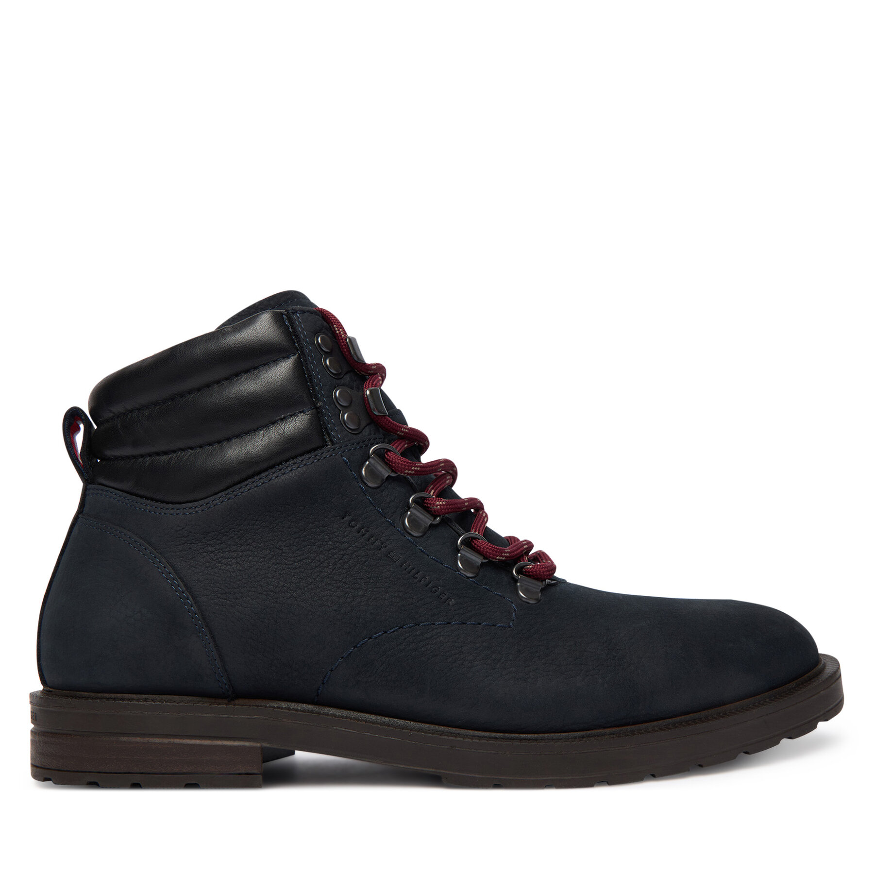 Gležnjarji Tommy Hilfiger Cleated Hilfiger Wrm Hook Boot FM0FM05699 Mornarsko modra