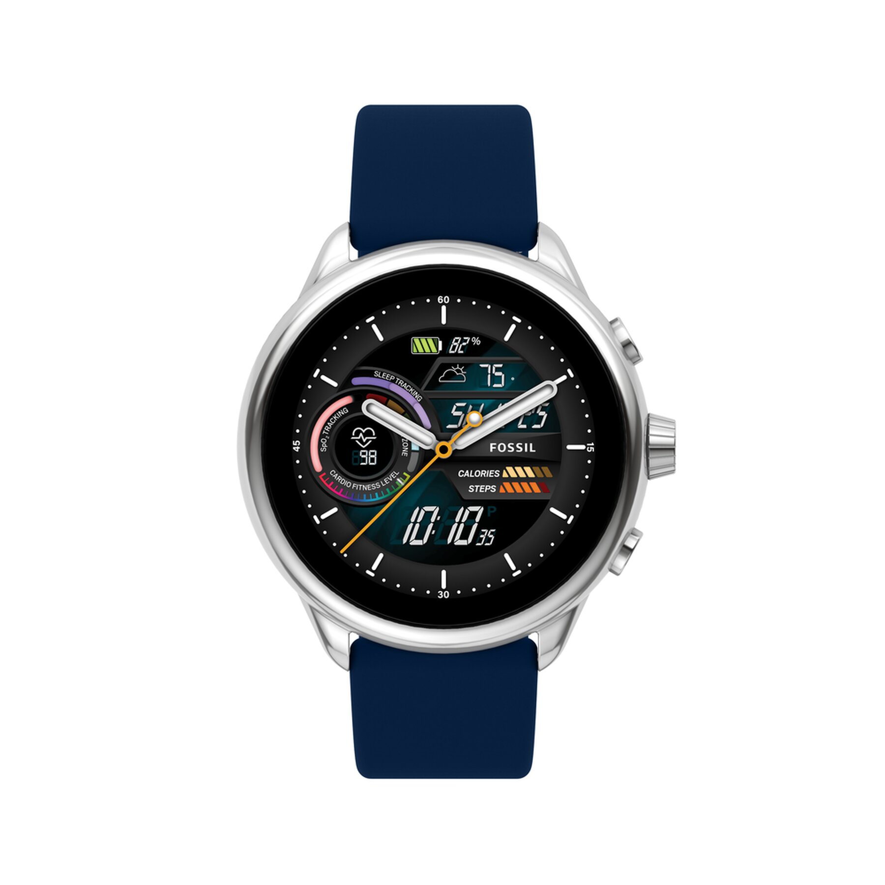 Smartwatch Fossil Gen 6 FTW4070 Navy epantofi-Accesorii-Smartwatch-uri-Bărbați imagine super redus 2022