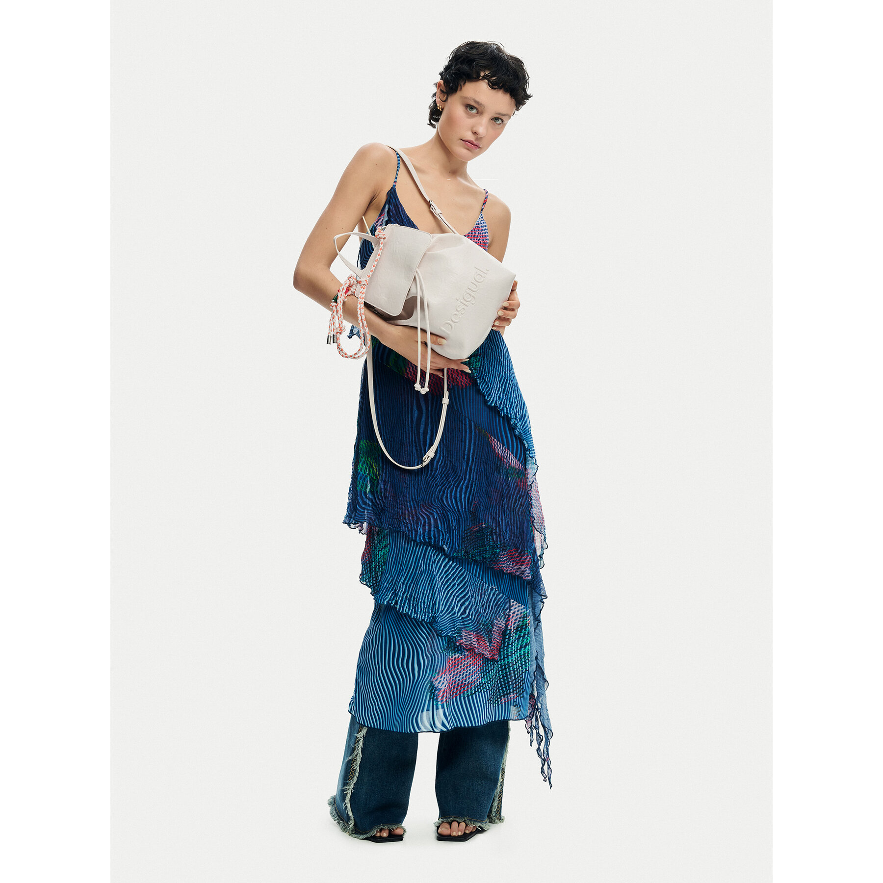 Раница Desigual 26SAKP18 Кремав