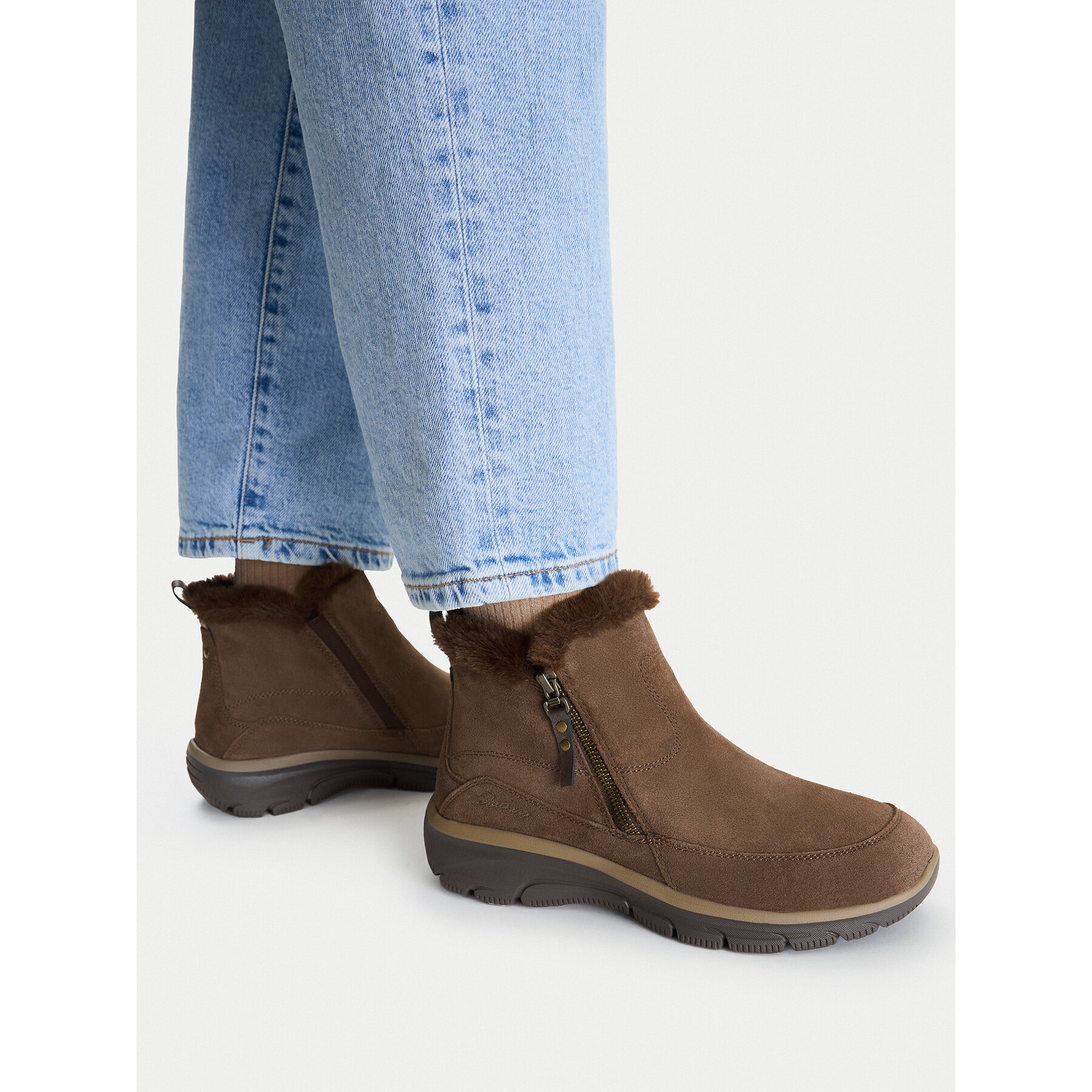 Μποτάκια Skechers Easy Going 167862/CHOC Καφέ