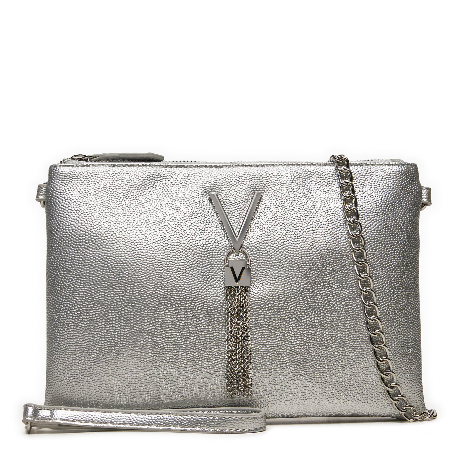 Valentino Τσάντα Valentino Divina VBS1R419G Ασημί