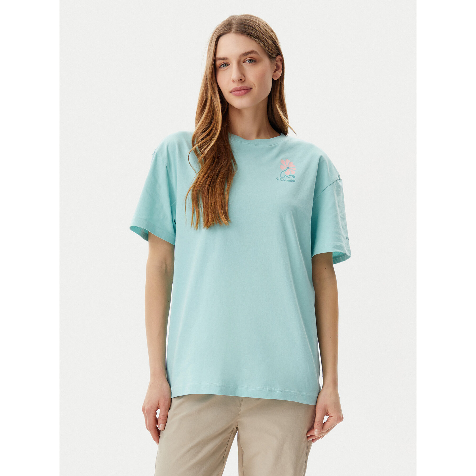 Columbia T-Shirt Rolling Bend™ Graphic 2120031 Μπλε Oversize