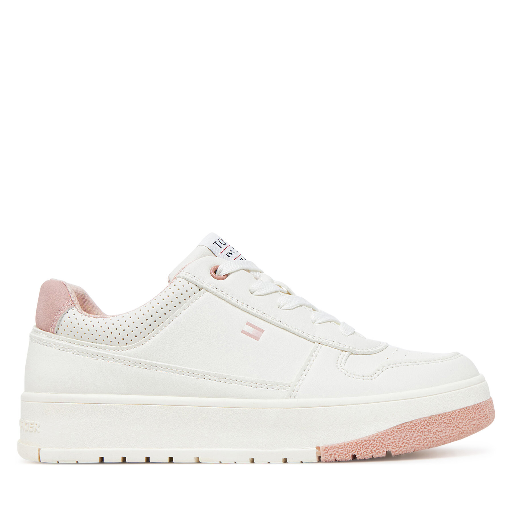 Sneakers Tommy Hilfiger Low Cut Lace-Up Sneaker T3A9-33740-1355 S Alb