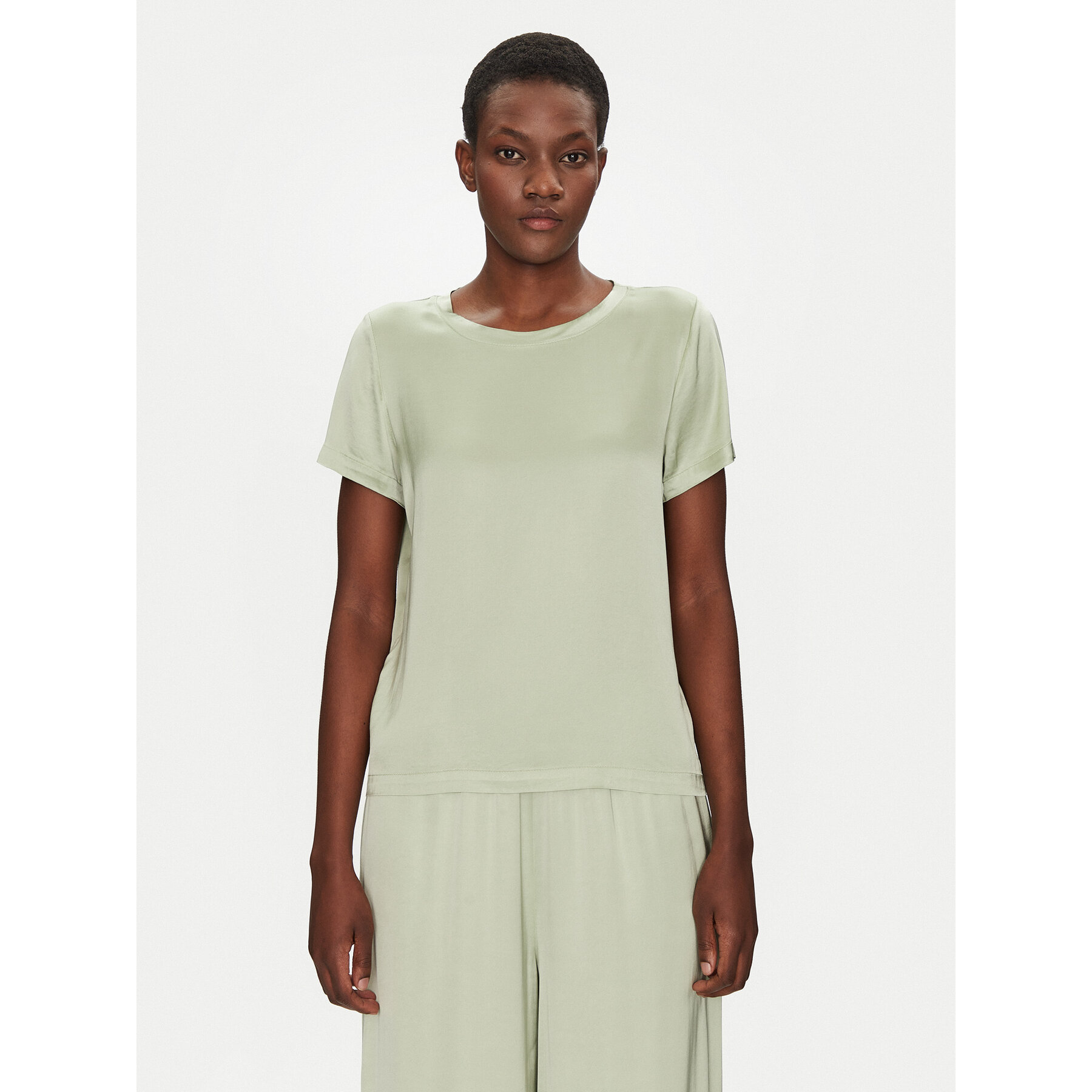 ViCOLO Bluse TD0007 Grün Relaxed Fit